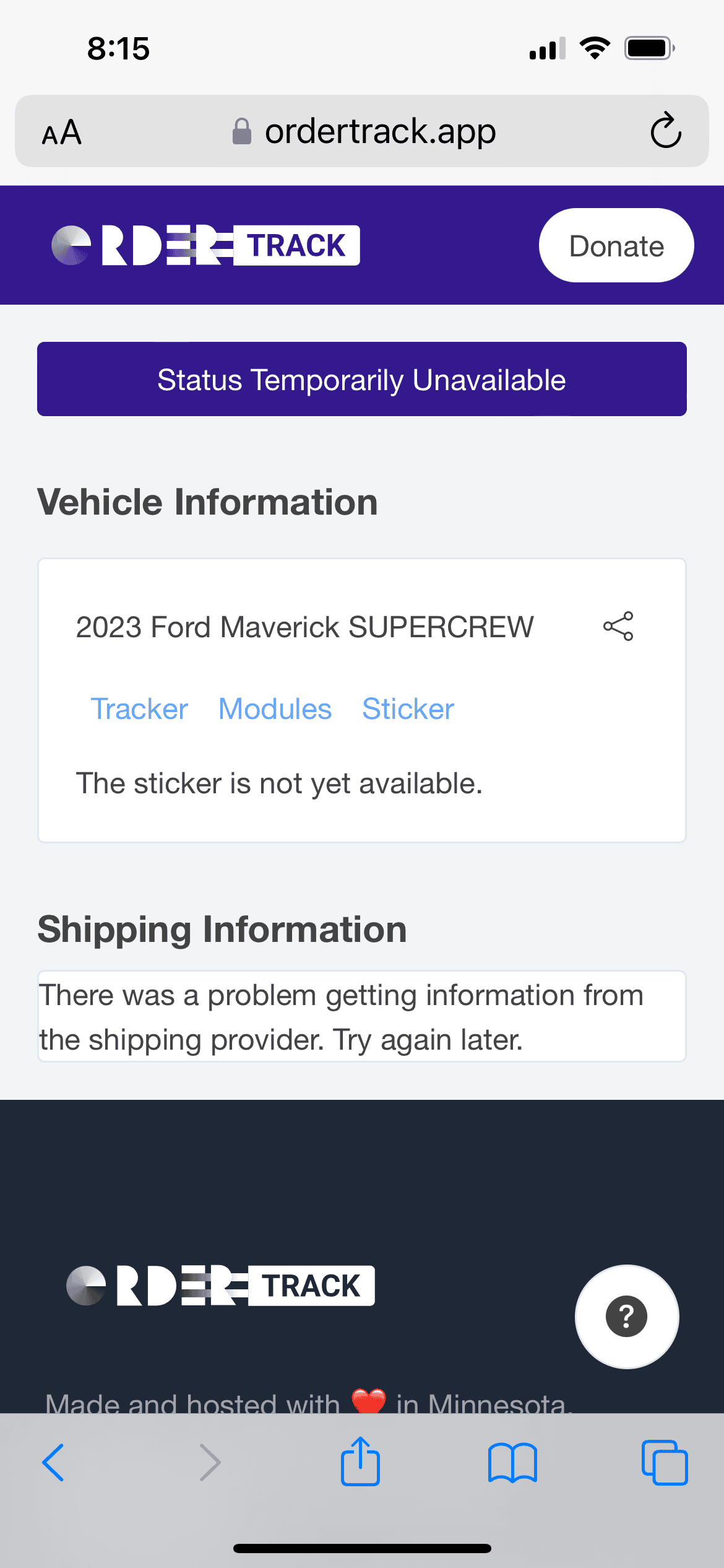Ford Maverick Look what I got today!!!! 🪟 sticker E30E114C-060E-4B53-9520-A17EC32C1E17