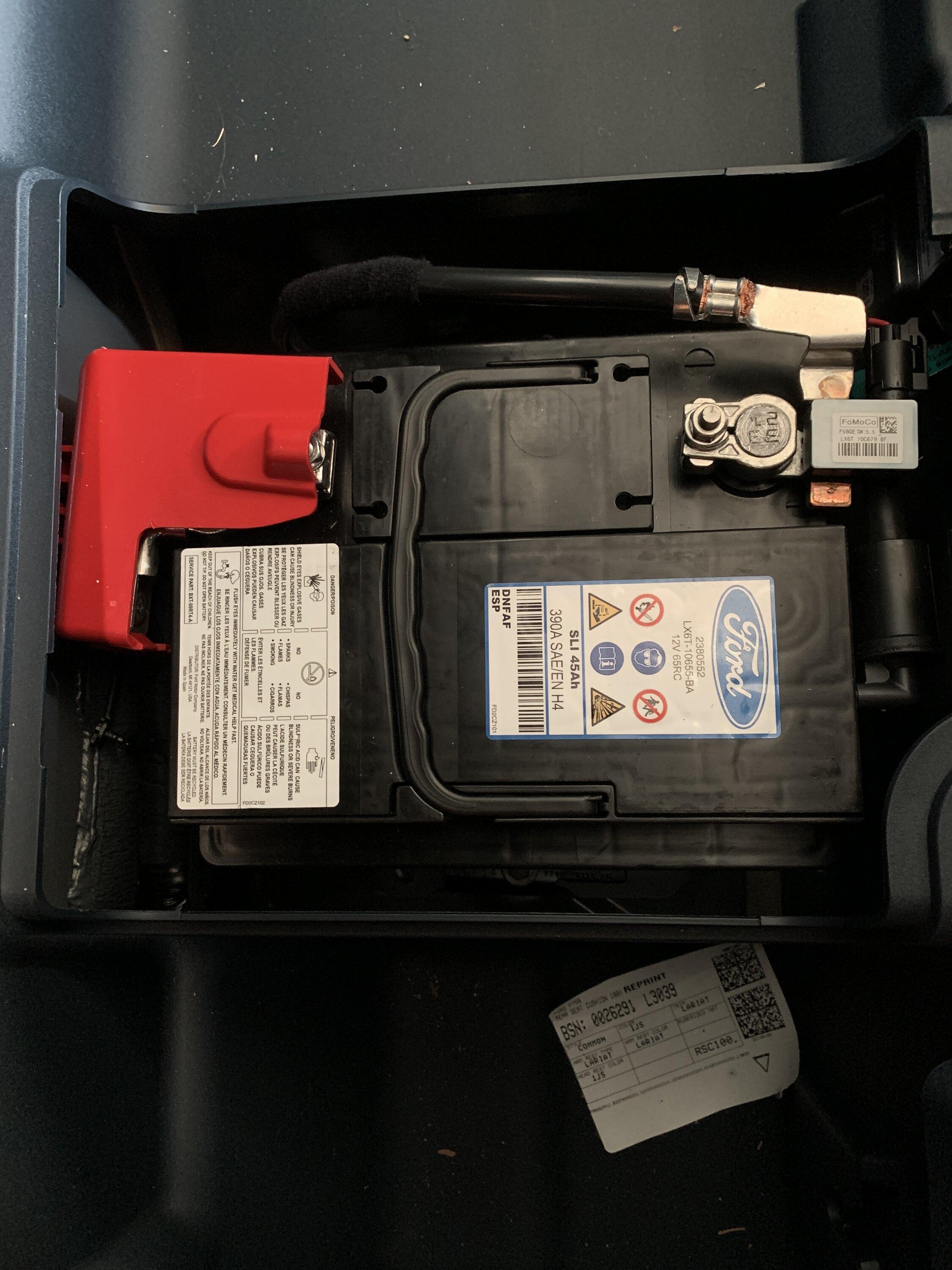 Ford Maverick Is 12 volt battery for hybrid a AGM battery? image