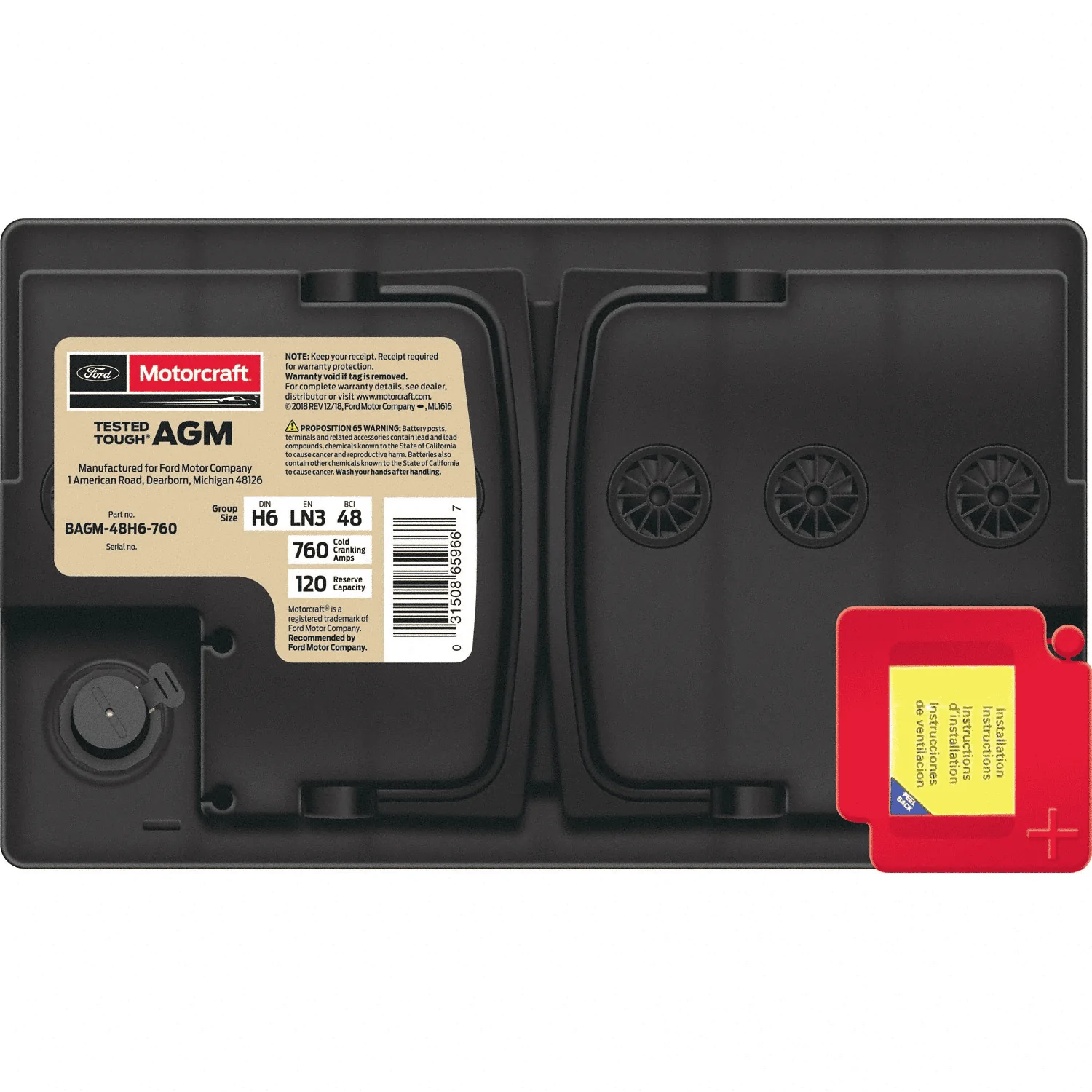 Ford Maverick Is 12 volt battery for hybrid a AGM battery? 1670513031387