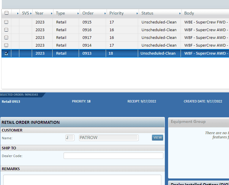 Ford Maverick Scheduling on 12/8/22 For All Production Weeks Through January 30; Same Constraints 1670588653624