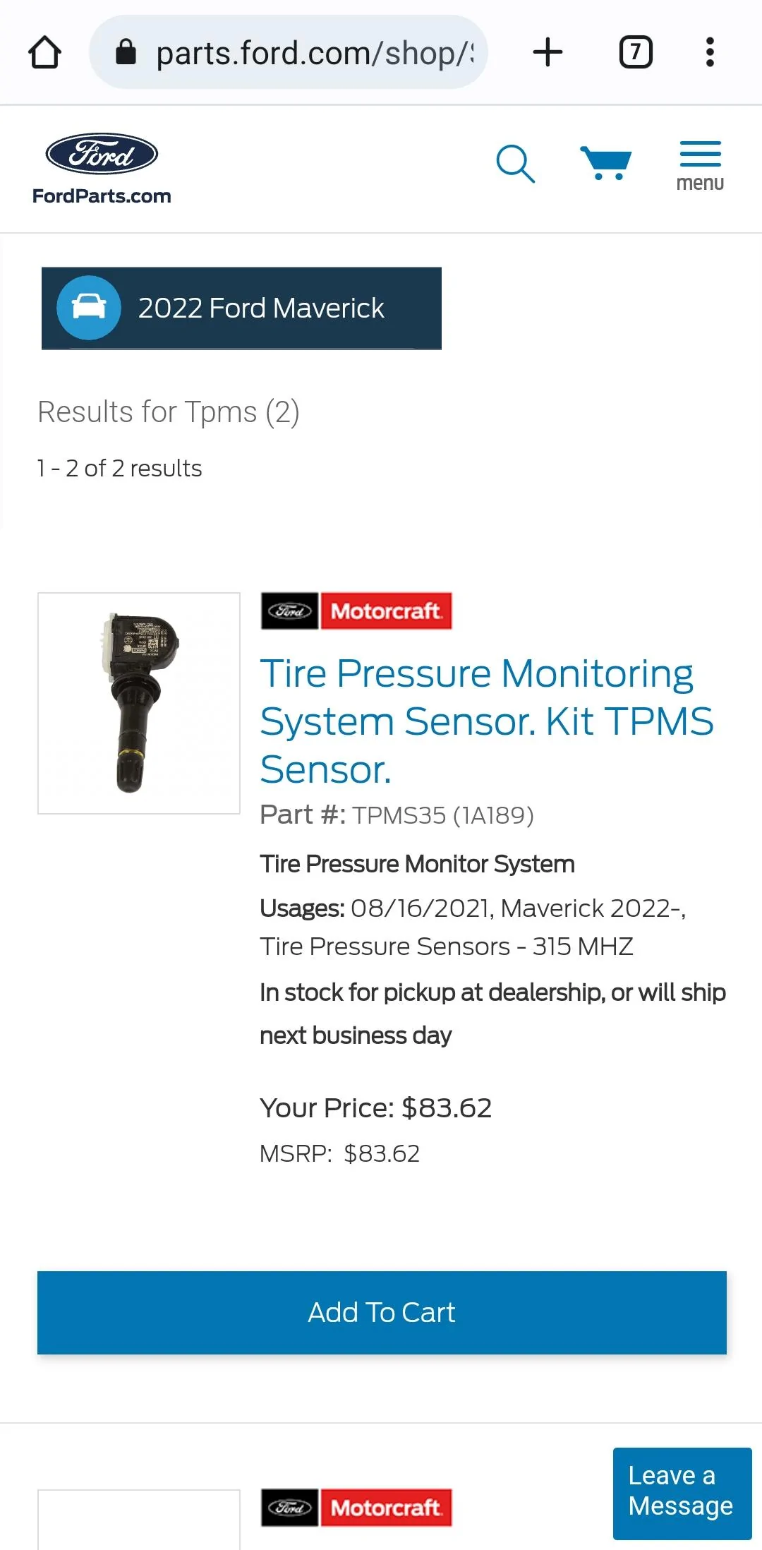 Ford Maverick Tpms htz Screenshot_20221013-163710_Chrom