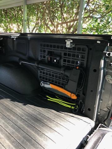 Ford Maverick Builtright Molle Panel Bed Rack Installed HwtmL0