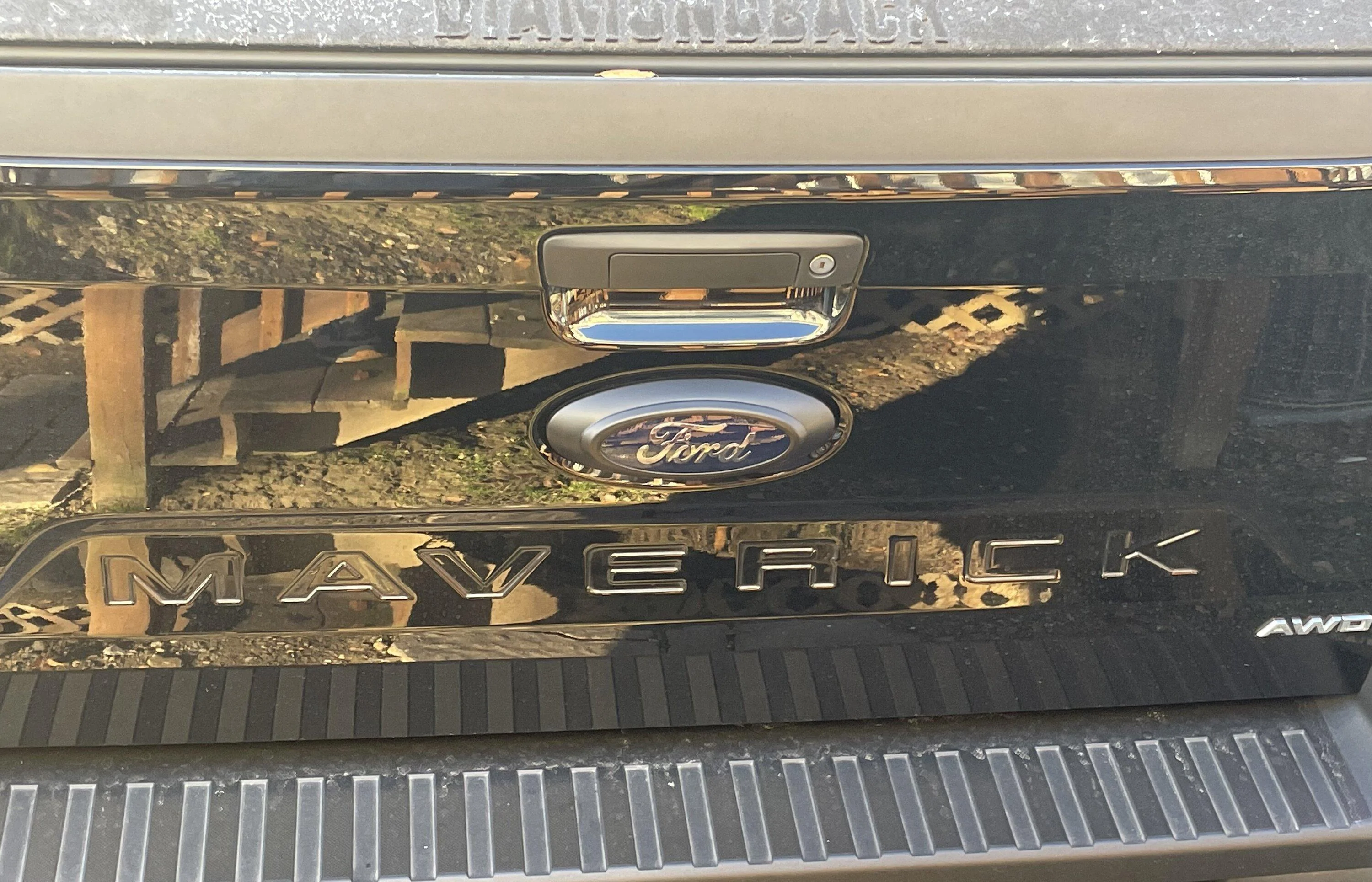 Ford Maverick Chrome Ford emblem covers. 19AB8E1A-188F-4C40-B7F1-0A1D75281C2E
