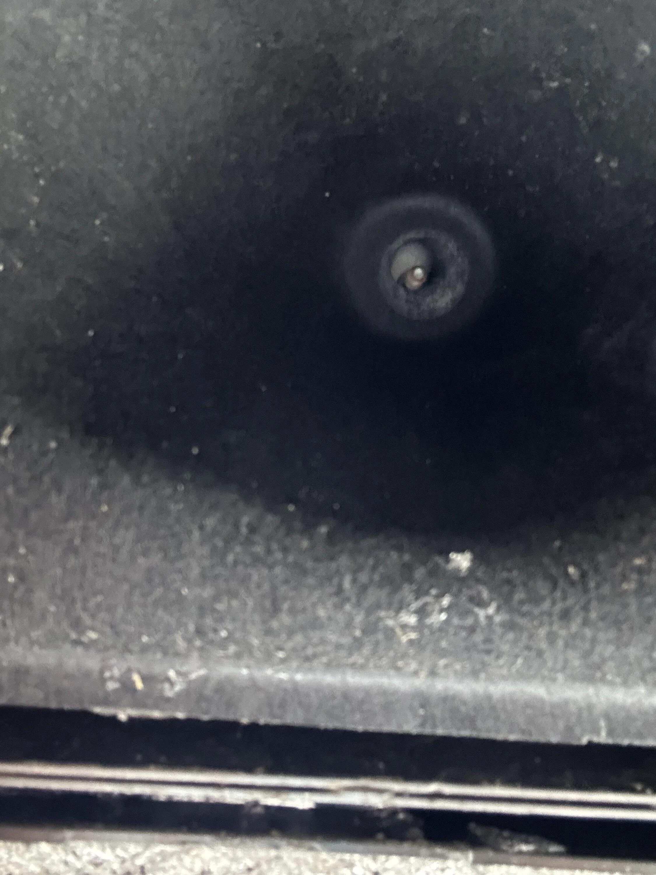 Ford Maverick Underbody plastic shield hardware fell off IMG_9608