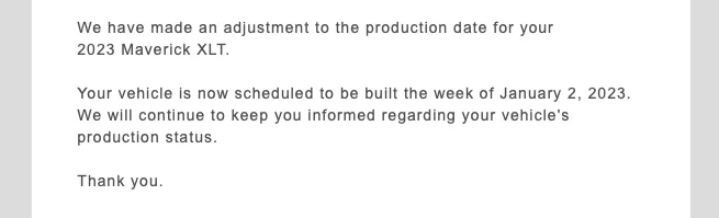 Ford Maverick Maverick Scheduling on 12/15/22 -- For Production Weeks Through 2/20/23 [+ Current Constraints List] Screen Shot 2022-12-13 at 5.47.45 PM