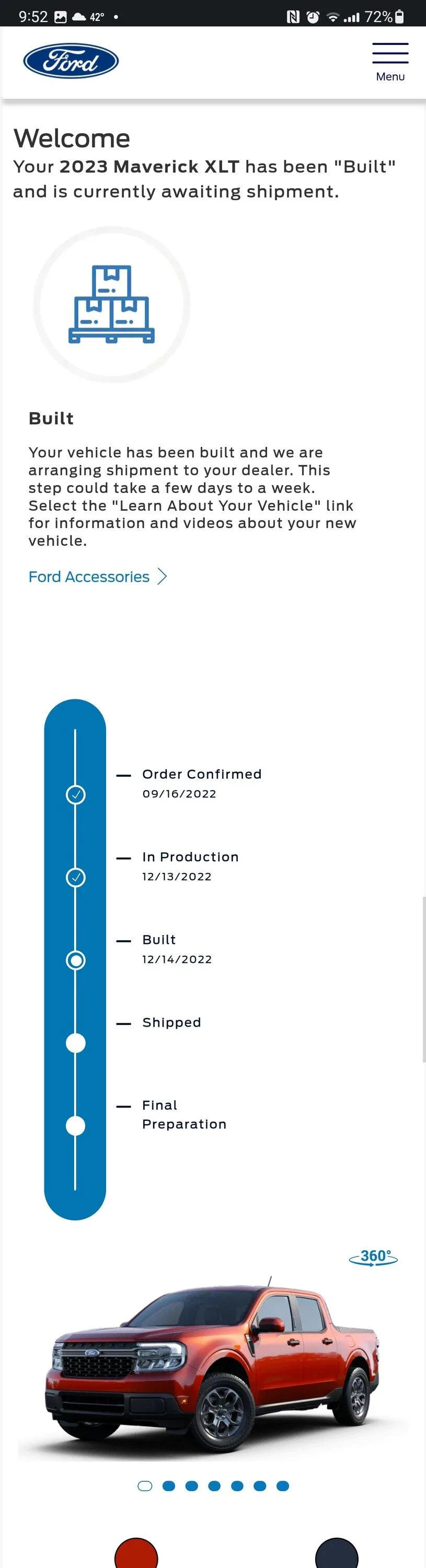 Ford Maverick Production on Hybrid XLT Lux starting 10 days earlier Screenshot_20221214_215231_Chrom