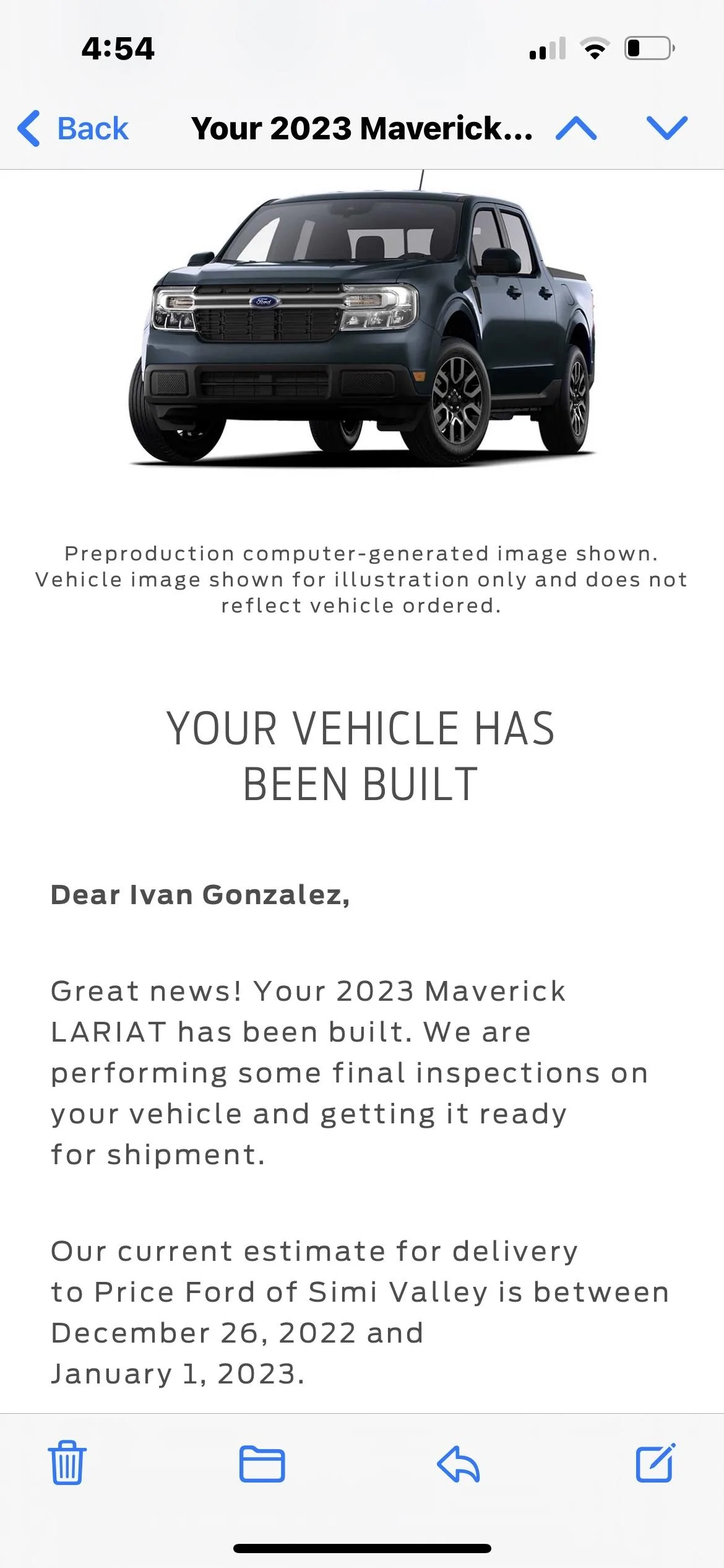 Ford Maverick 23 Lariat built and ready to ship 1CBBD1F8-CA6E-4359-BD45-6DC17FAEA843