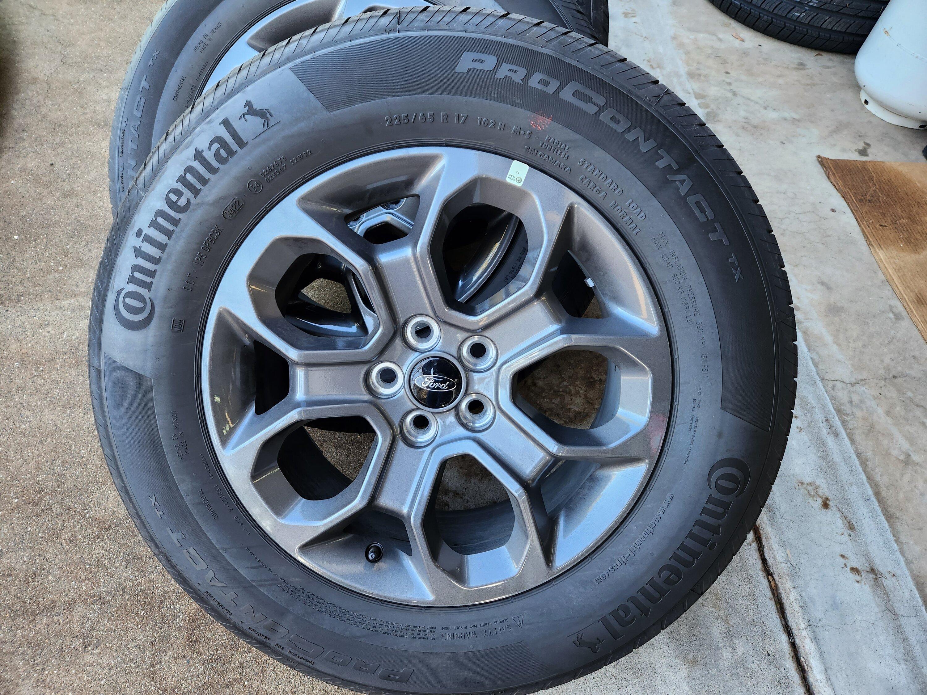 Ford Maverick XLT Wheels, Tires, TPMS - Under 200mi - WILL SHIP 20221215_115423