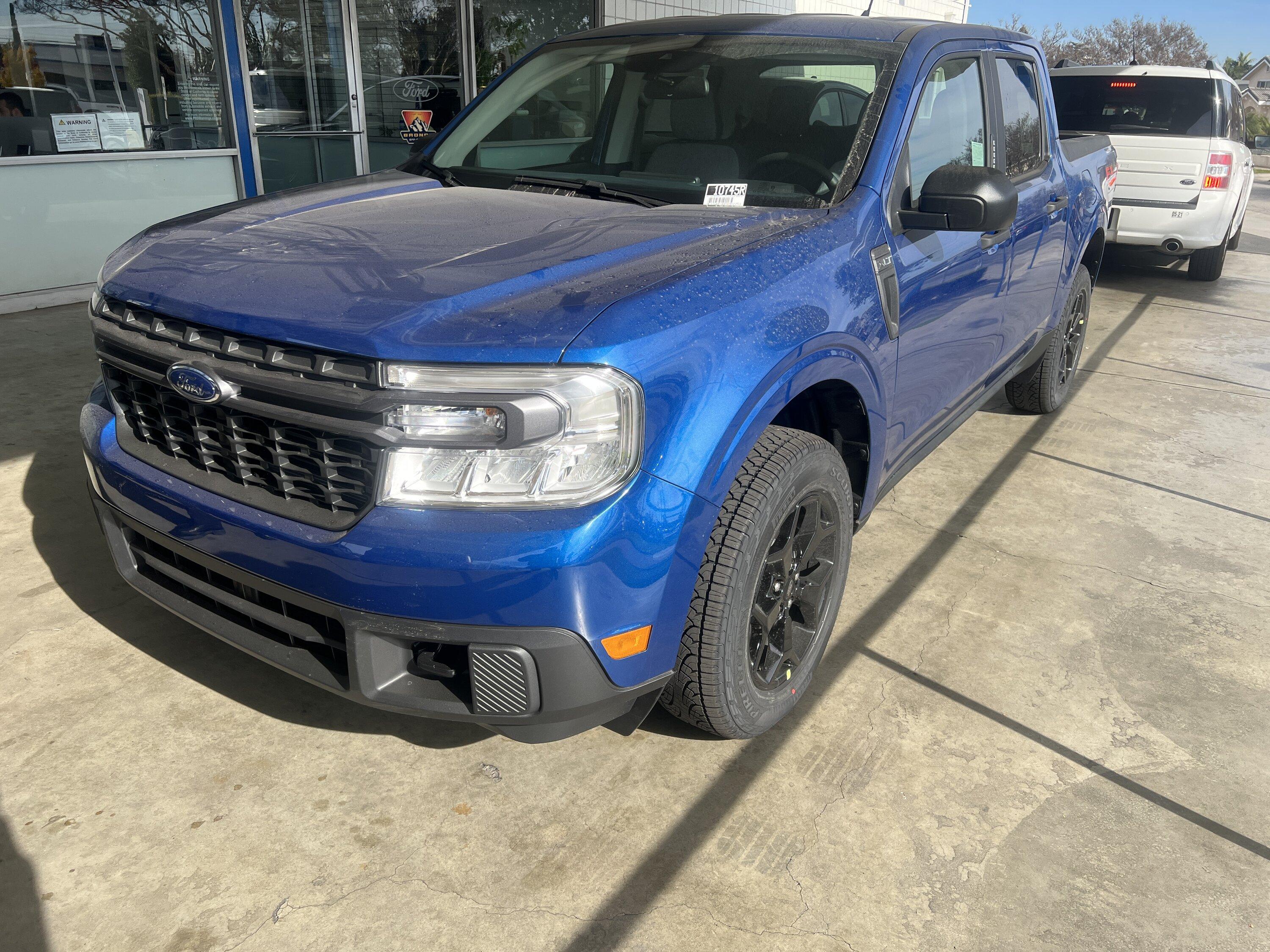 Ford Maverick Anyone have an Atlas Blue Shipped? 1671253007588
