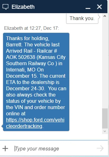 Ford Maverick How accurate is Ford’s delivery ETA? railcar info 12-17-22