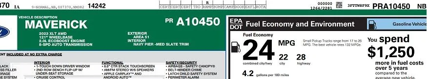 Ford Maverick Regular EB to Tremor fx4