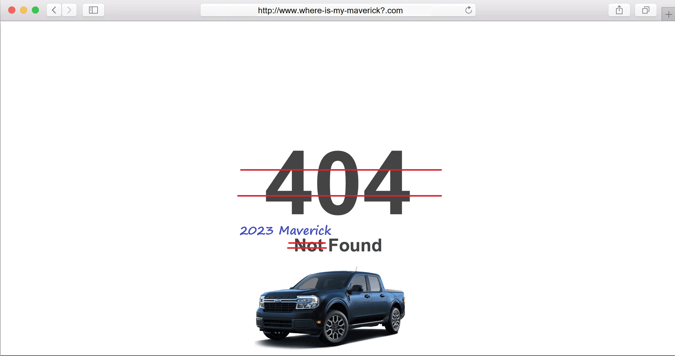 Ford Maverick Two days in from Chicago 'burbs 404_2023_Ford_Maverick_Lariat_found