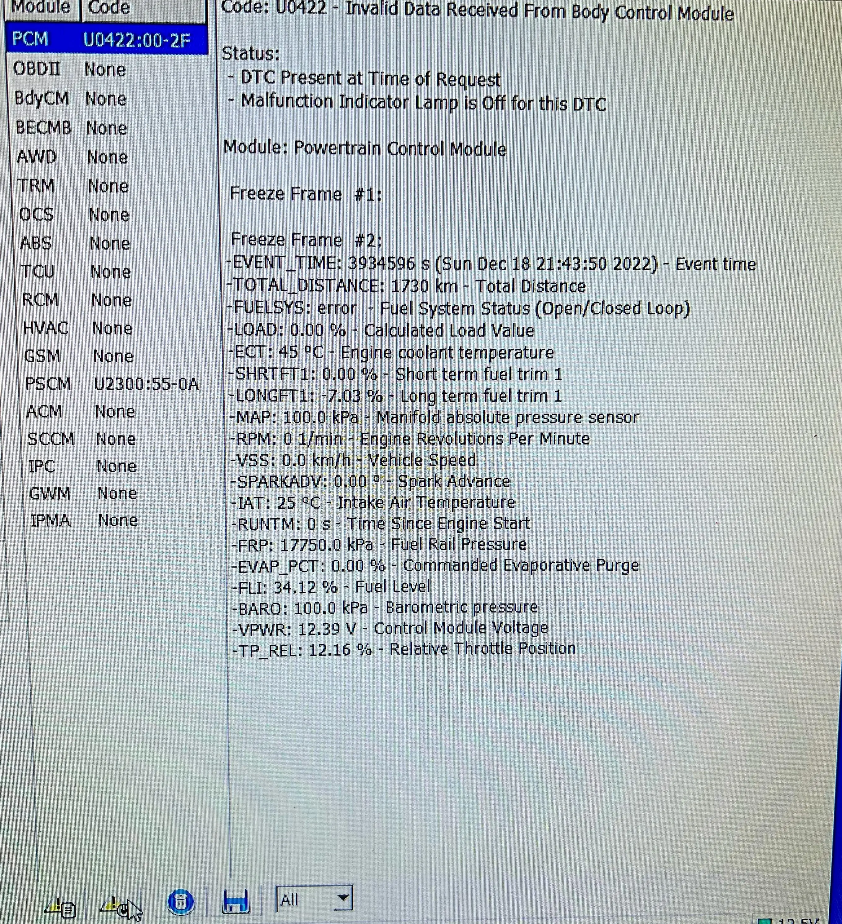 Ford Maverick P160 Error - Cruise Control on XL without C360 using ACC buttons. IMG_4230