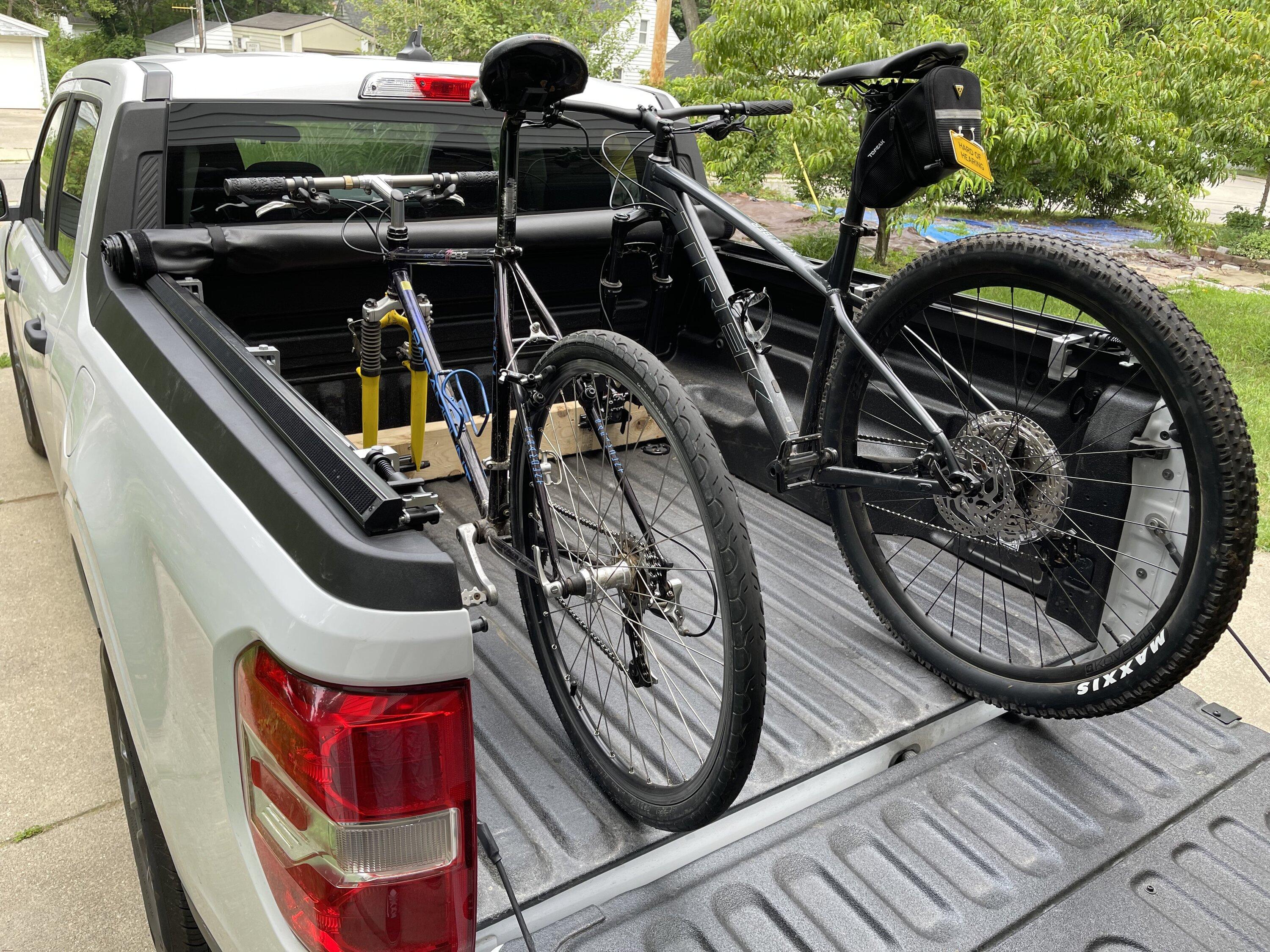 Ford Maverick Bike Racks... Tailgate Pad or Hitch Rack for frequent use. IMG_8230
