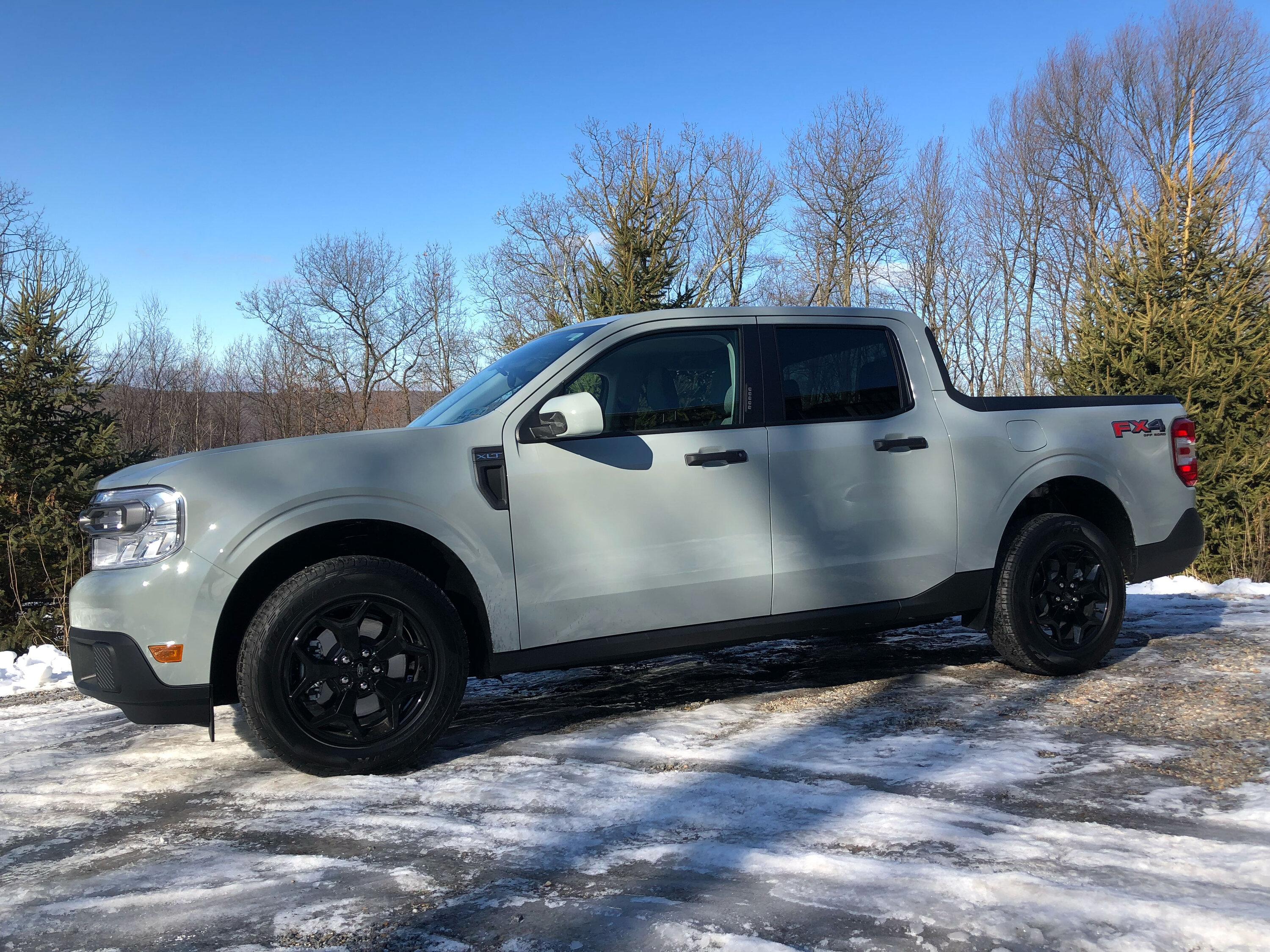 Ford Maverick First Full Day with My Mav Mav-in-Snow