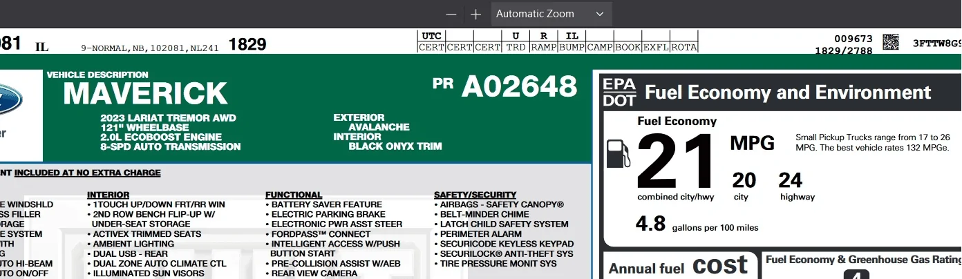 Ford Maverick Are you switching your order from Hybrid to Ecoboost? [Now allowed by Ford!] 1671559093924