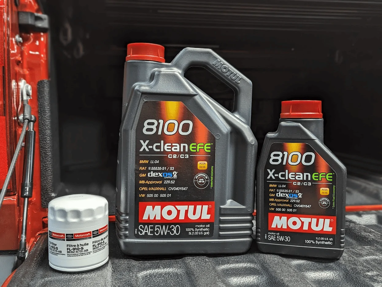 Ford Maverick What oil weight to use on ecoboost 1671570434184