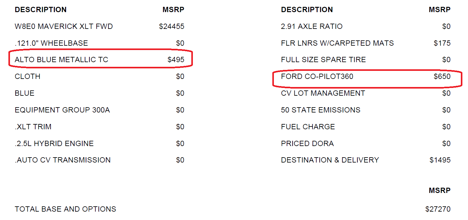 Ford Maverick Beware!!! Changing Maverick order! 1671638667876