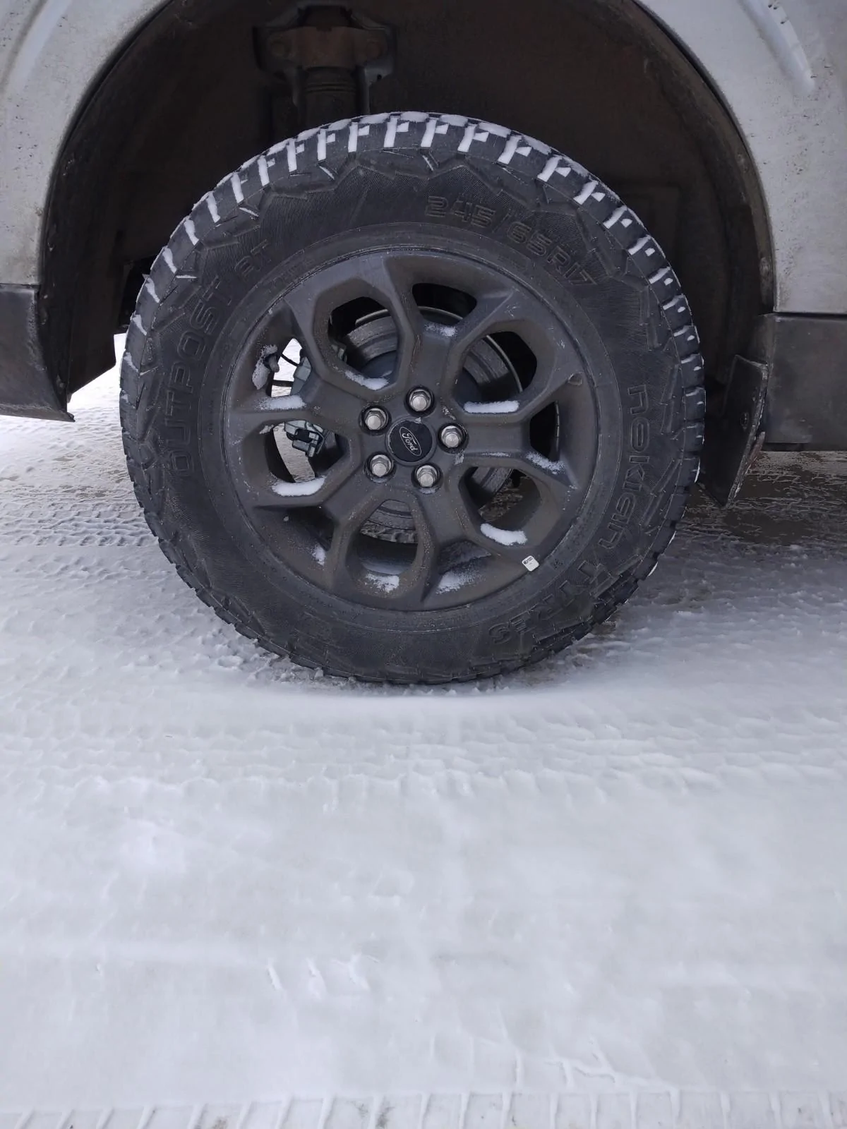 Ford Maverick Nokian Outpost AT -- Possible contender for best suited All Terrain Tire A/T for the Ford Maverick IMG_20221221_110233614