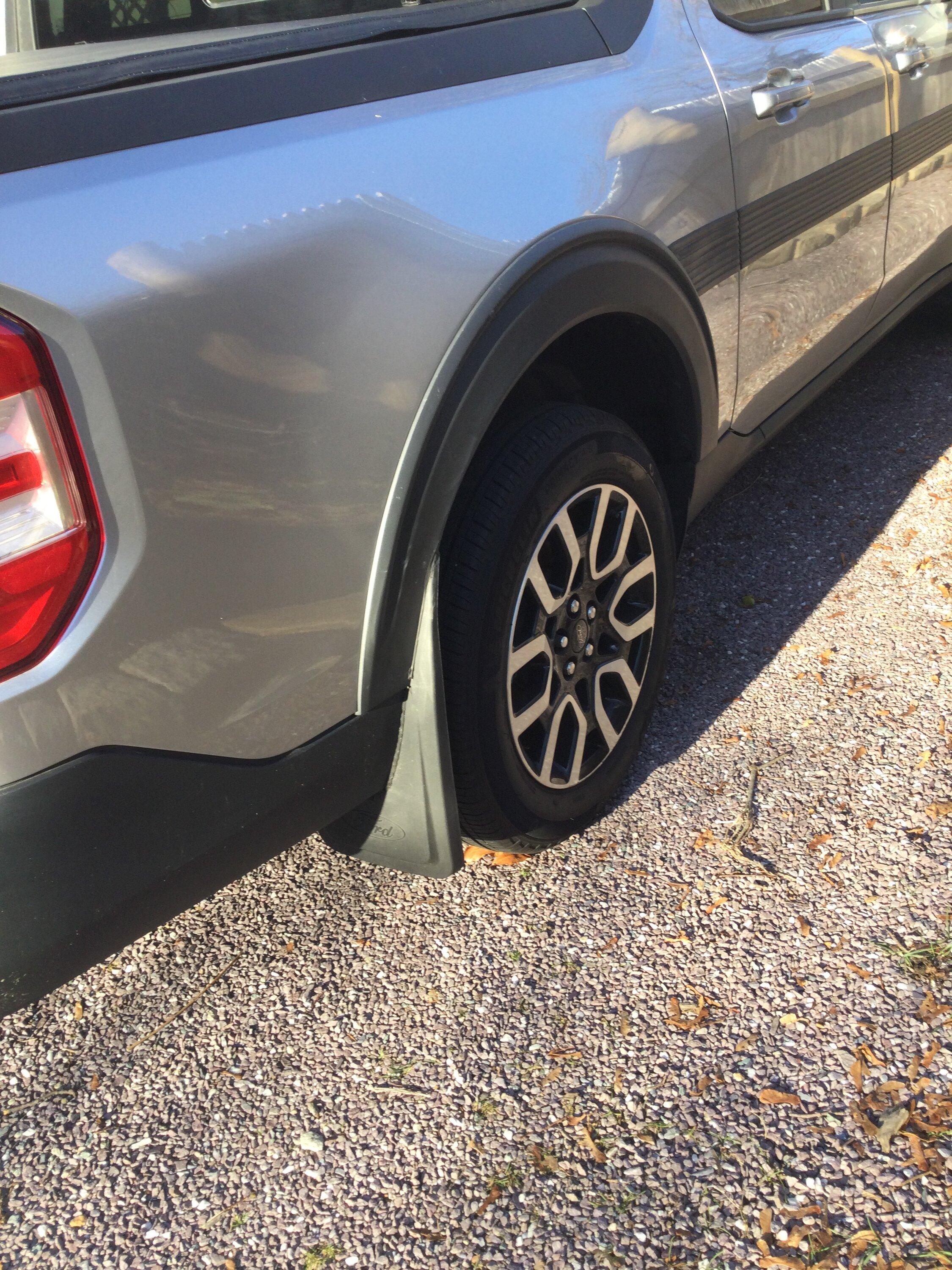 Ford Maverick Air Design Fender Flares and Factory Splash Guards 35C552B0-4077-4EE1-BEBB-BF6D833490BA