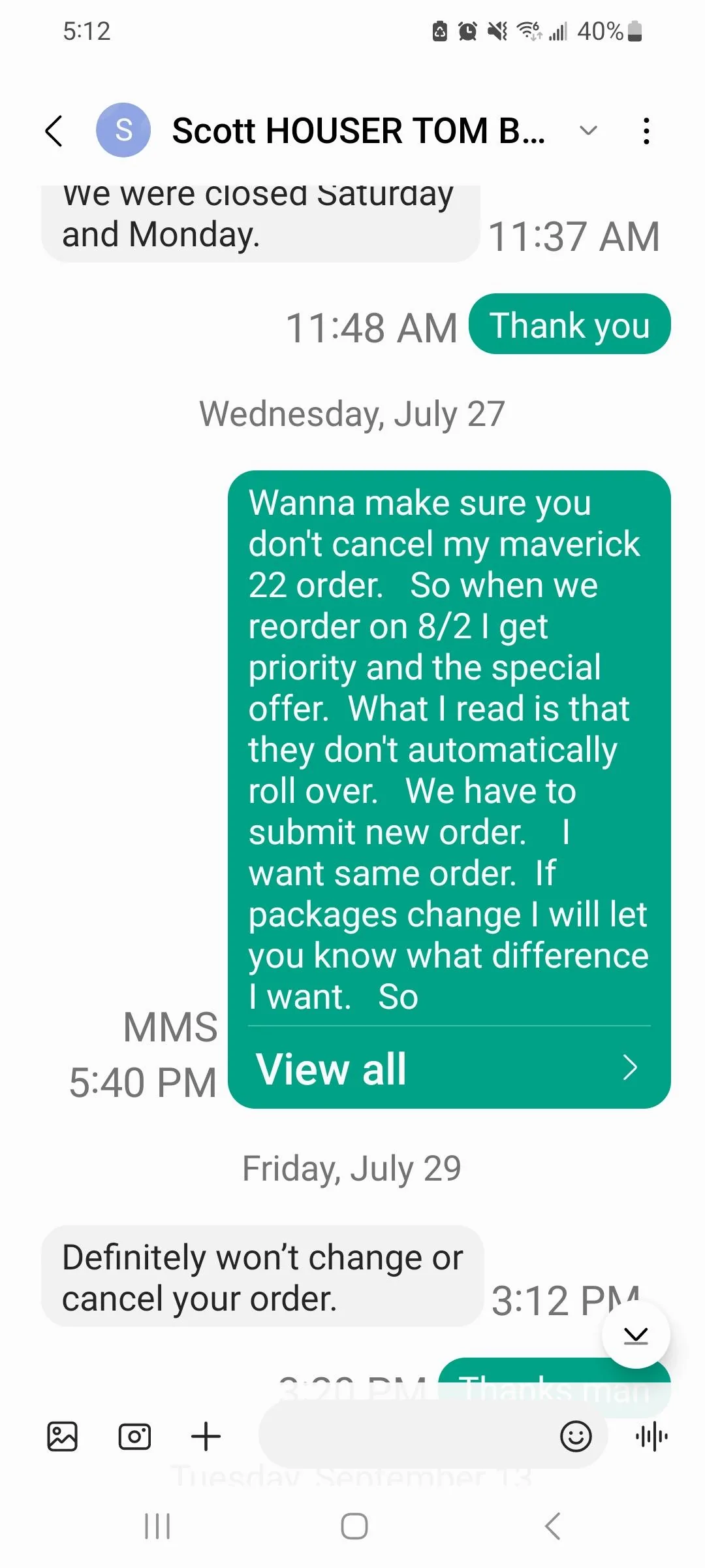 Ford Maverick Balanced out Oct 21 2021 order? Not rolled. Screenshot_20221221_171216_Messages