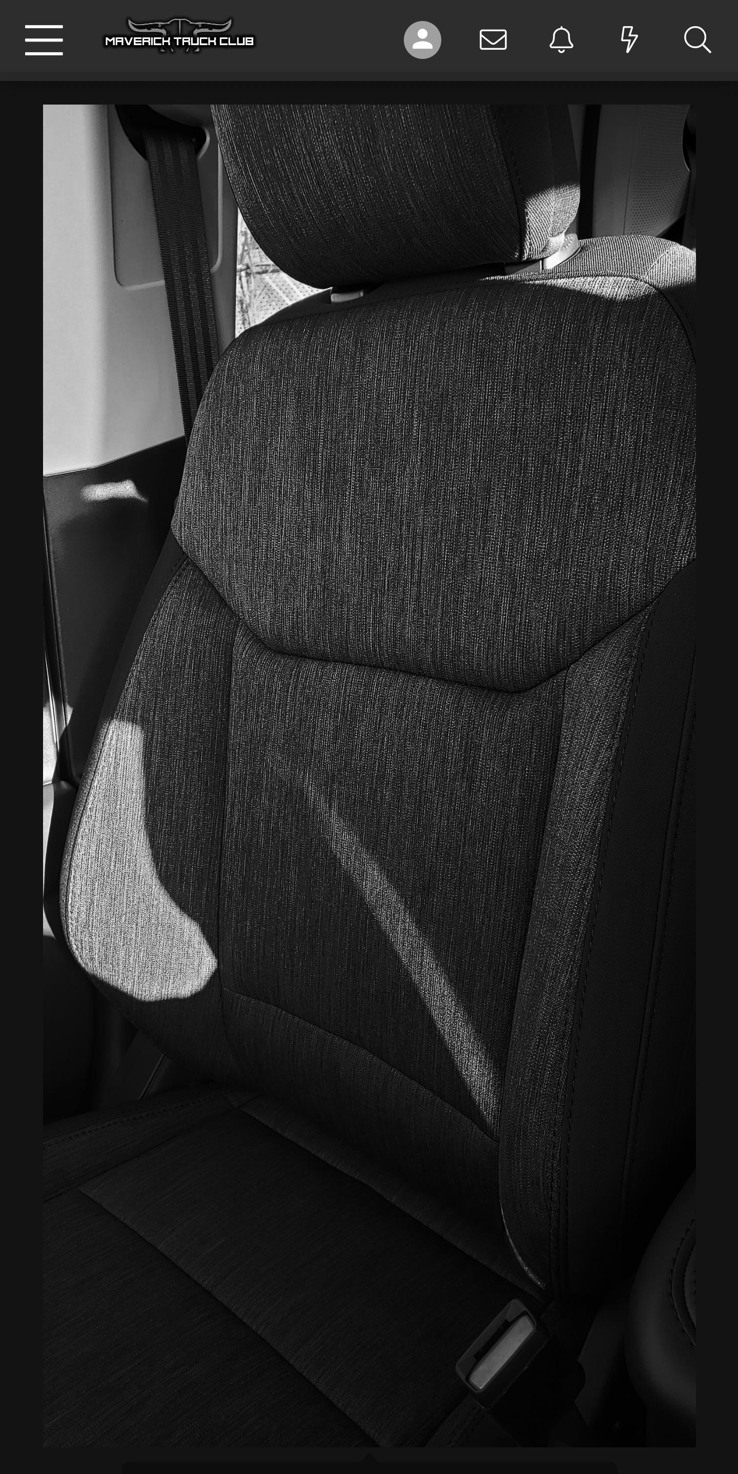 Ford Maverick 🔎 Closeup pics of Black Appearance Package BAP parts on 2023 Maverick XLT 20221222_092023