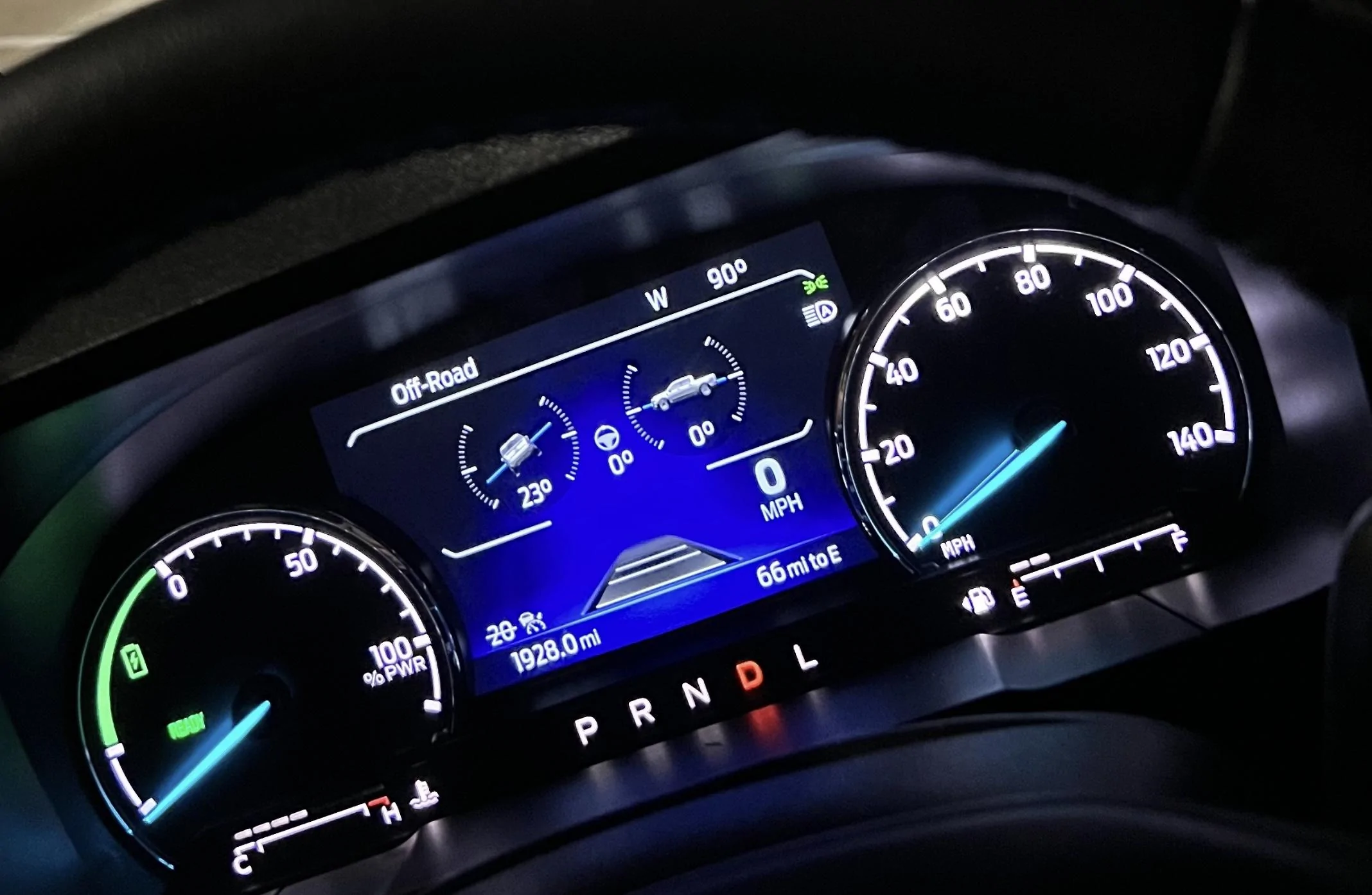 Ford Maverick Tremor Maverick XLT - does it have standard or 6.5 screen in the cluster? Ford-Maverick-ForScan-offroad-screen