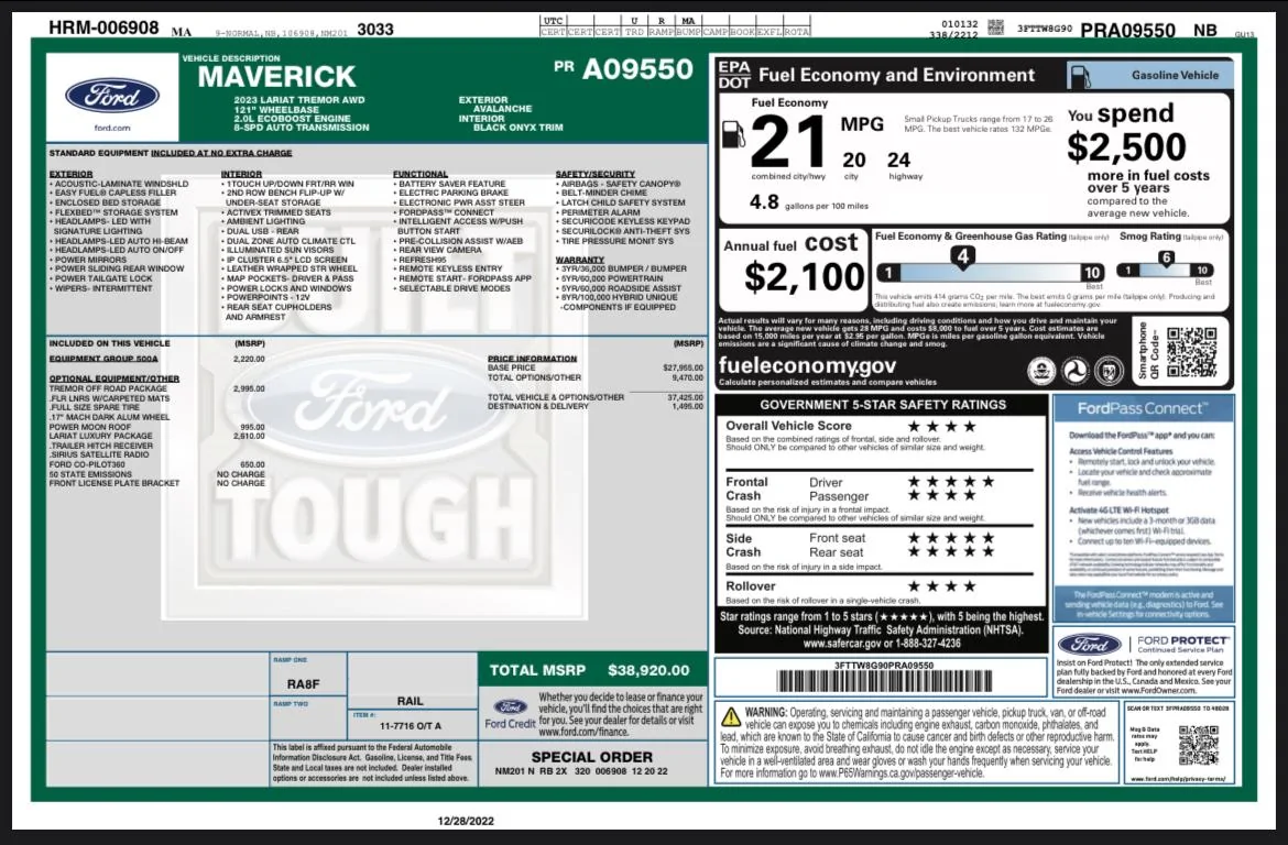 Ford Maverick MPG Drop? 994873E2-D572-4A62-A411-DCBBE5DC32AC