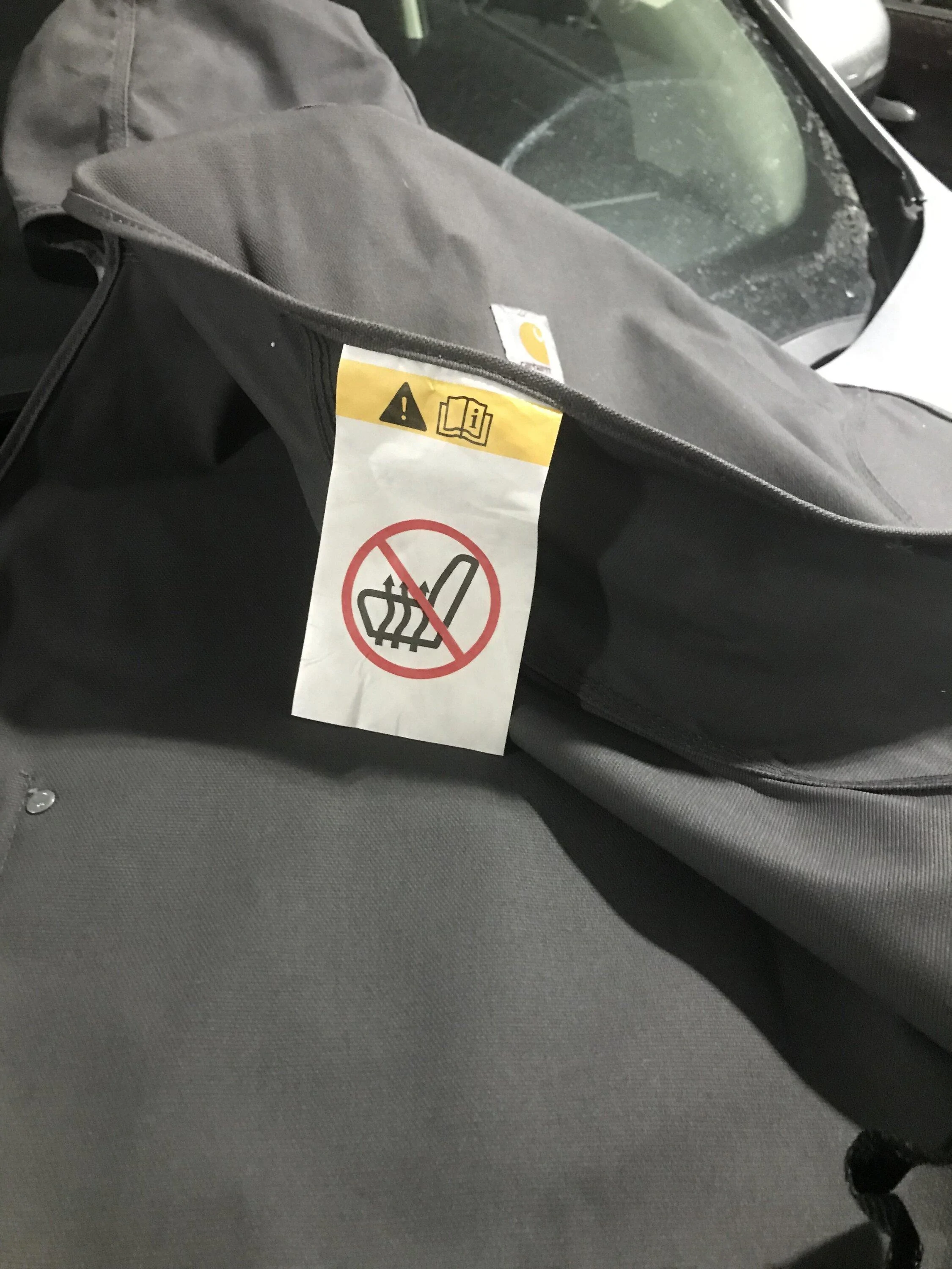 Ford Maverick Carhartt Gravel gray seat covers. Fronts only-used E2DF5545-FB58-4418-8235-C163B258D527