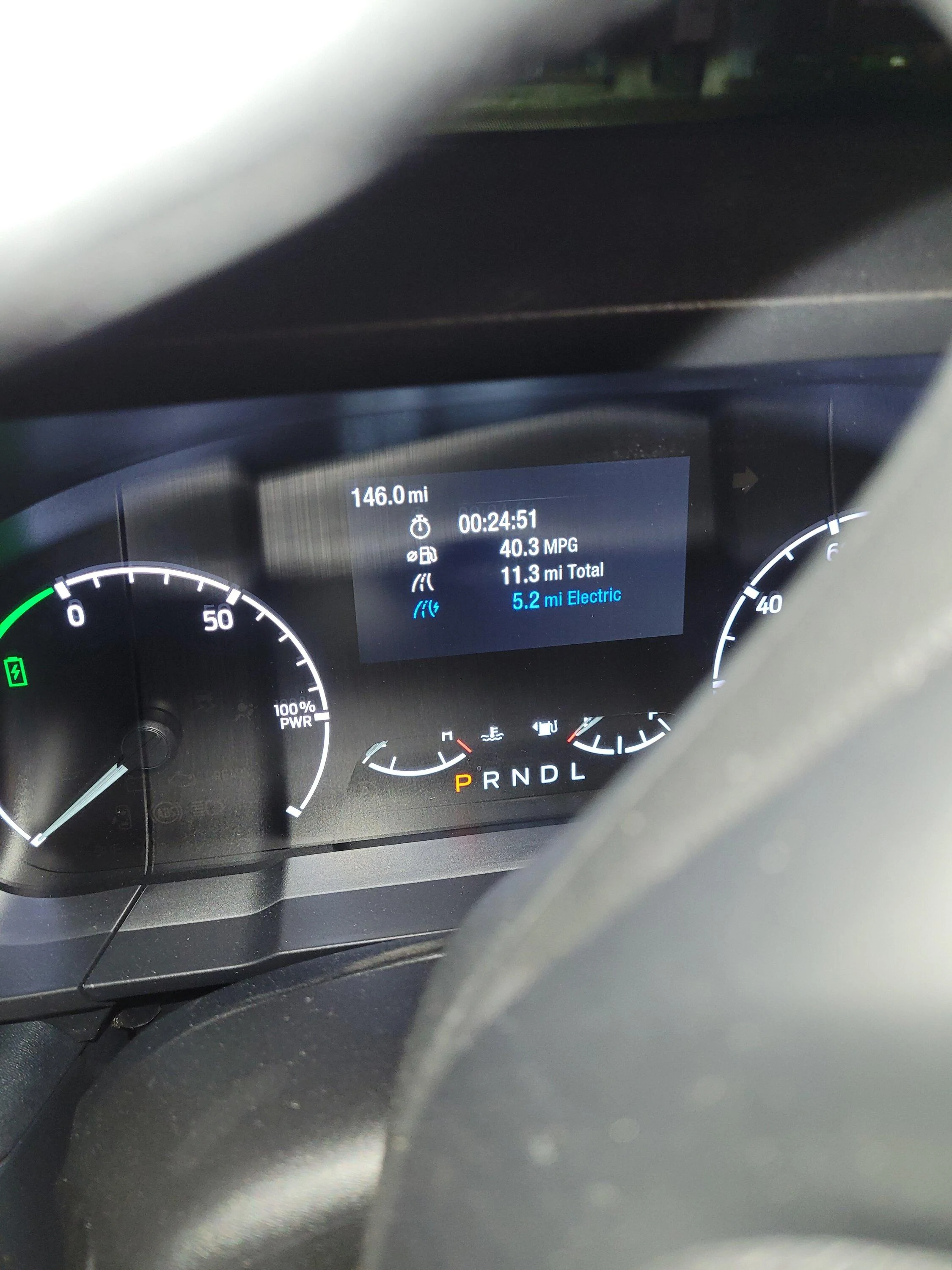Ford Maverick Hypermiling Challenge for 2.5L Hybrid 20221220_172155