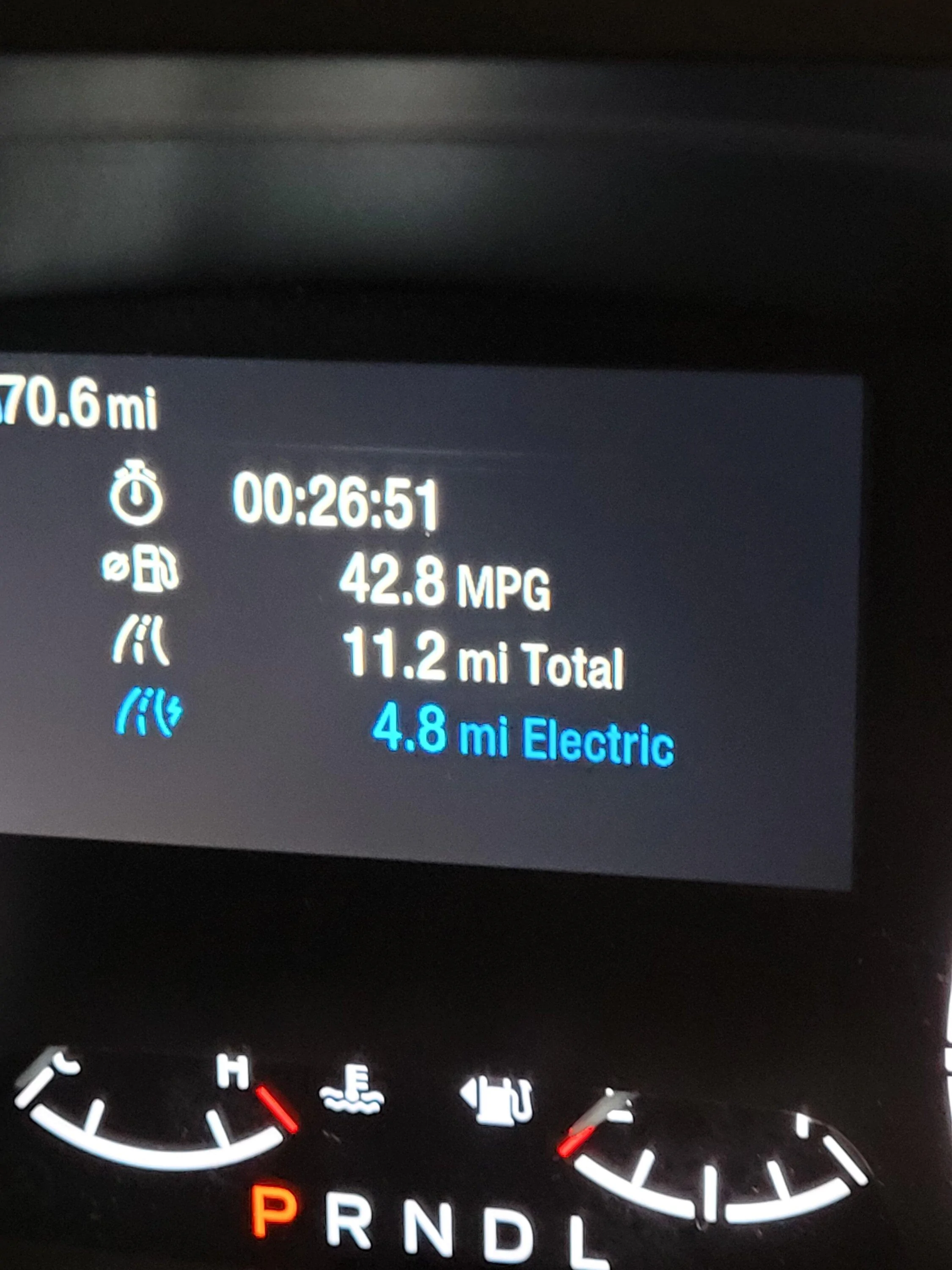 Ford Maverick Hypermiling Challenge for 2.5L Hybrid 20221221_172345