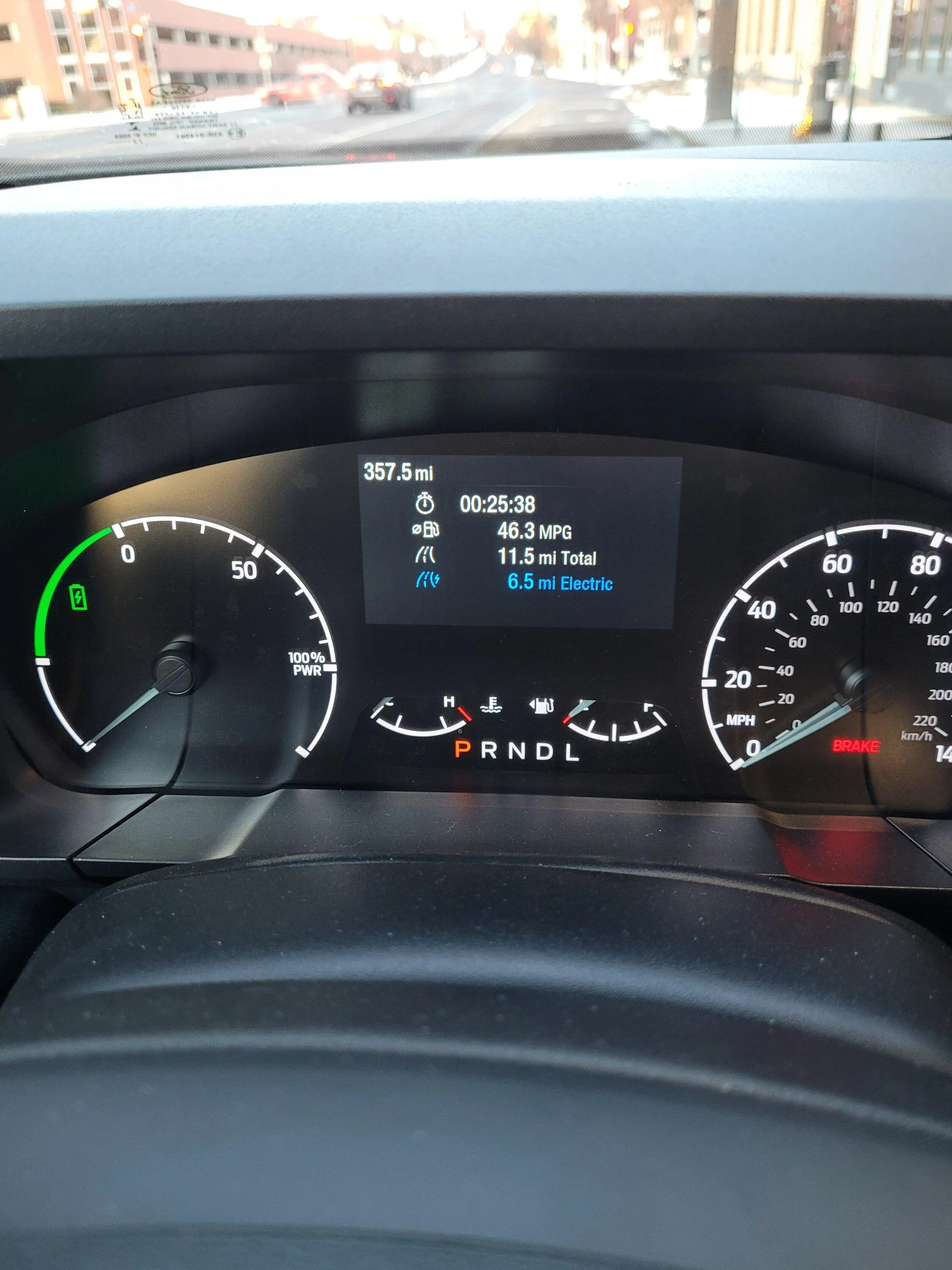 Ford Maverick Hypermiling Challenge for 2.5L Hybrid 20221227_072649