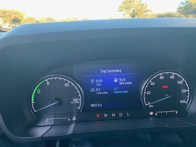 Ford Maverick Hypermiling Challenge for 2.5L Hybrid 1
