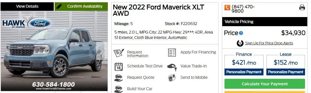 Ford Maverick Mavericks Accumulating At Dealers Maverick