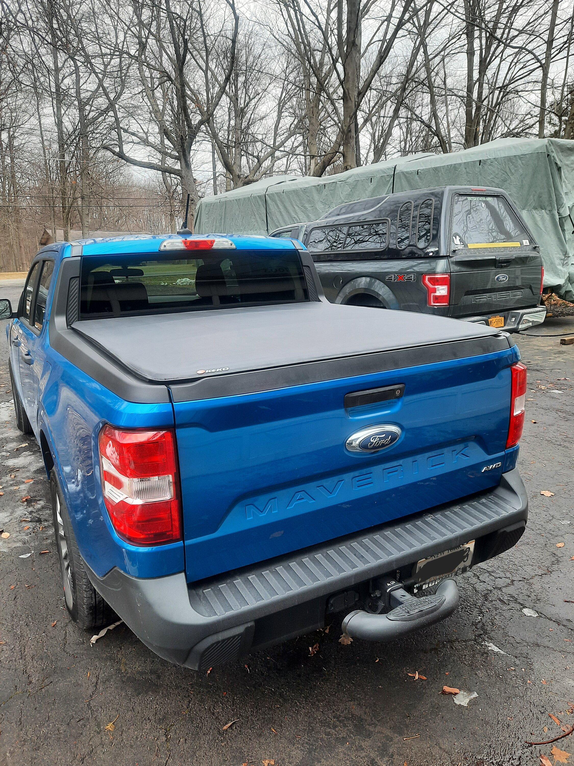 Ford Maverick Just Installed the Keko Tonneau Cover 20221229_132519
