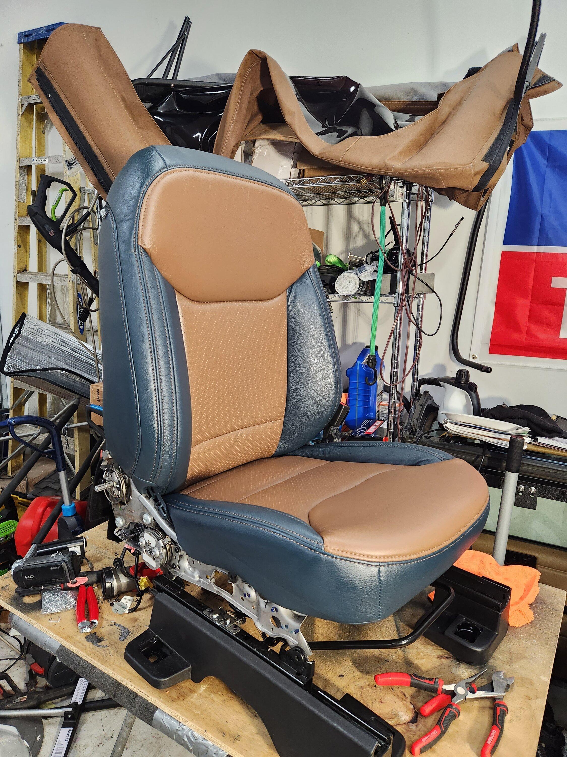 Ford Maverick DIY Leather Seat Upholstery $1200.00 Less Than Katzkins  - Leatherseats.com leather seat