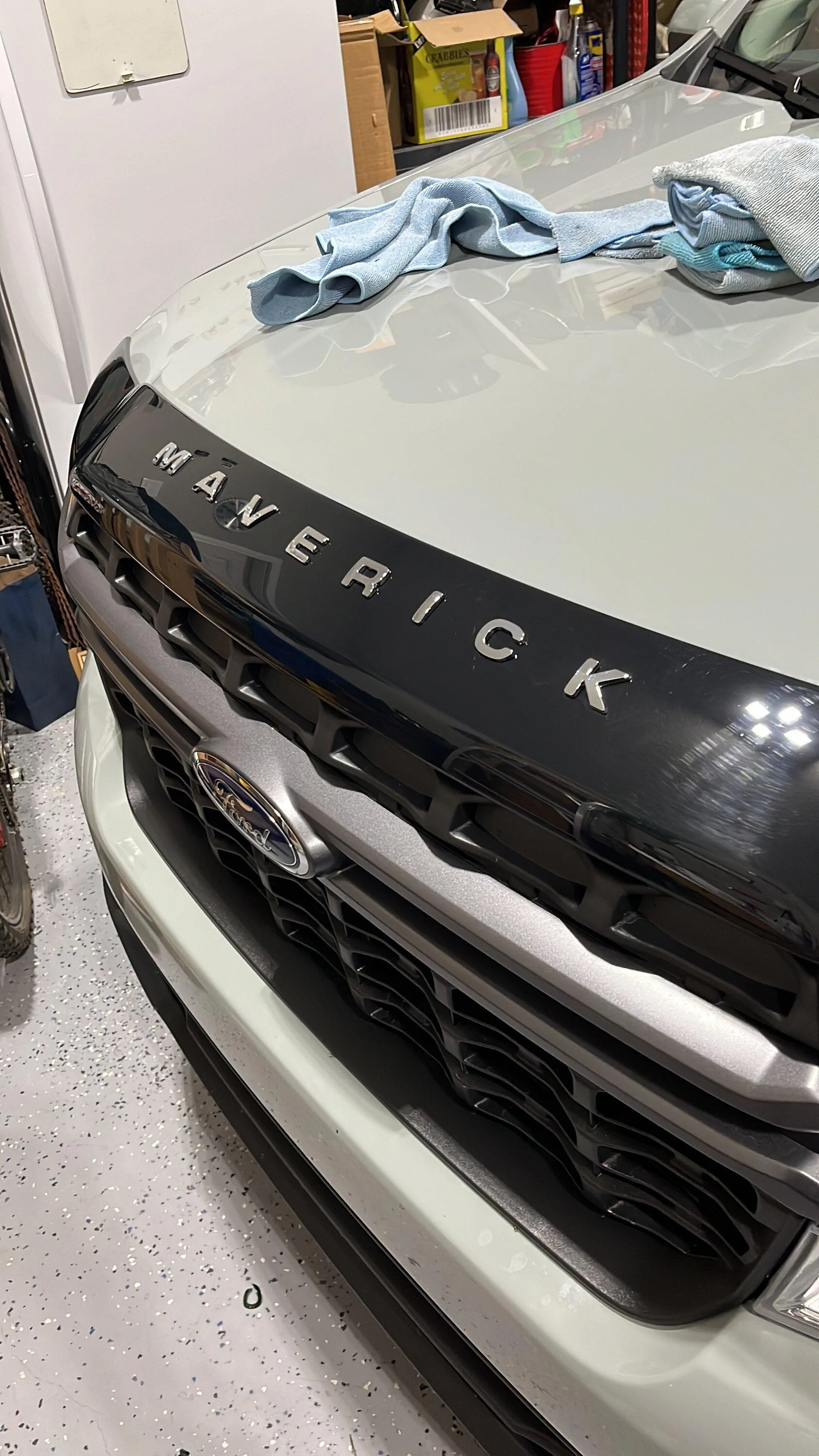 Ford Maverick Installation of Official Maverick Hood Deflector Shield AA02DD90-46A7-4909-A5E1-B0CEDDBEE8E1