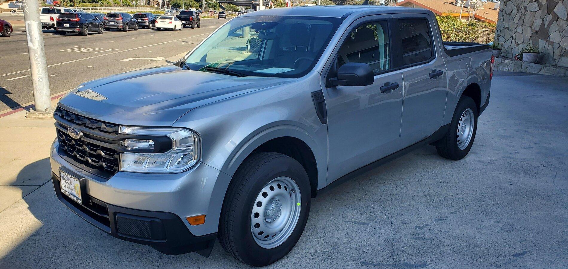 Ford Maverick ICONIC SILVER Maverick Photos Thread 2022 Maverick XL Iconic Silver Steelies Steel Wheels