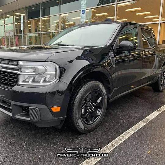 Ford Maverick SHADOW BLACK Maverick Photos Thread 2022 Maverick Shadow Black Lariat FX4 3