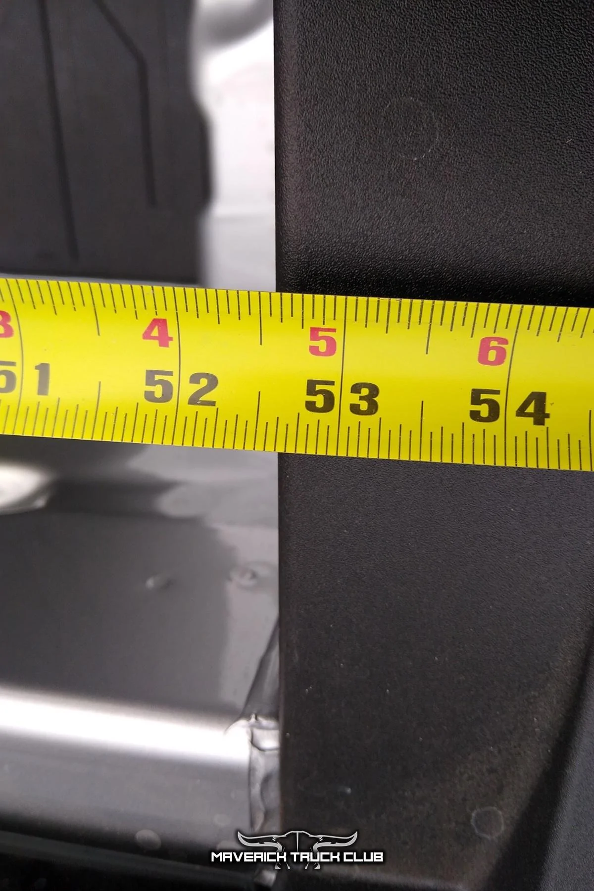Ford Maverick Maverick Bedrail Photos & Dimensions for Tonneau + Rack Combo (with cab height measurement) Bedrail Length