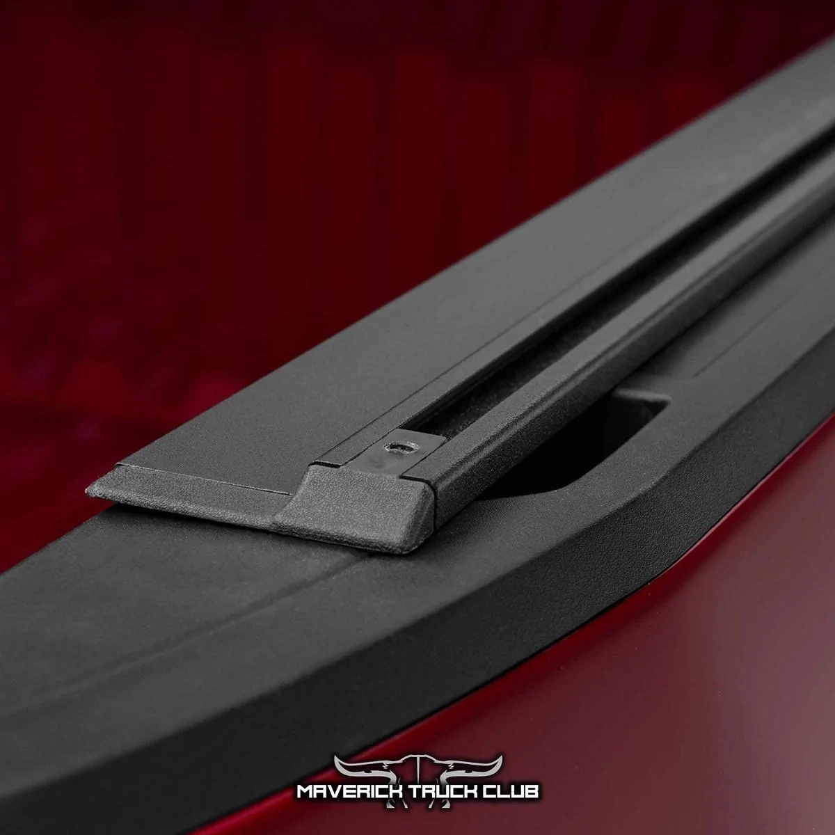 Ford Maverick Maverick Bedrail Photos & Dimensions for Tonneau + Rack Combo (with cab height measurement) TS Rail