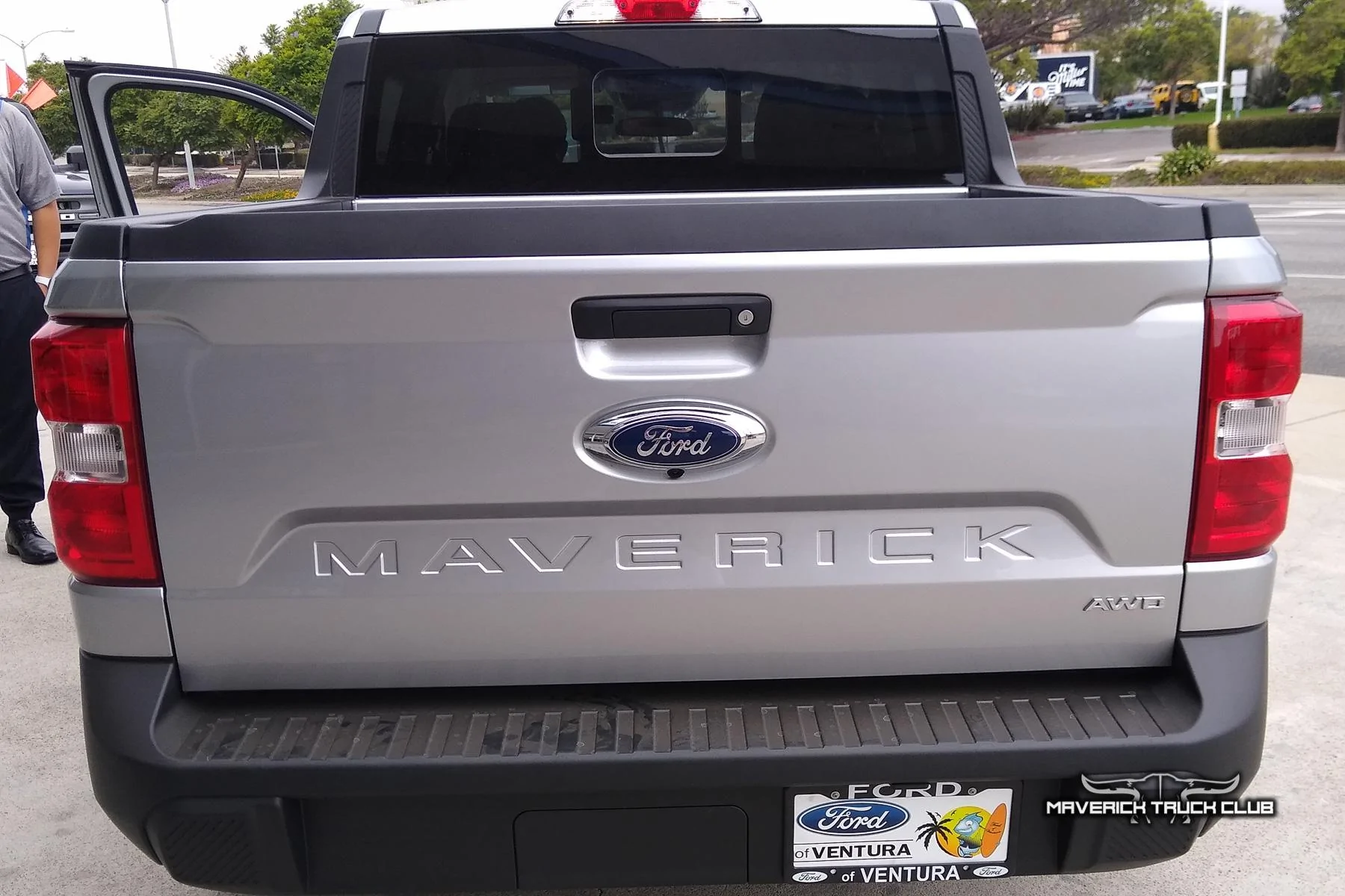 Ford Maverick Mav XL Bed Dimensions and Exterior Rear
