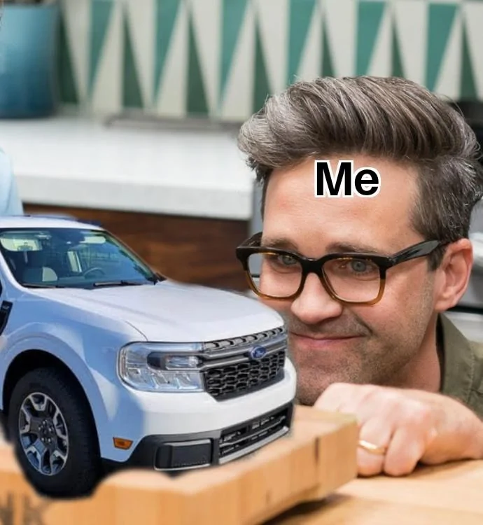 Ford Maverick Maverick Memes -  fun diversion while we wait [ ** NO POLITICS ** ] Link Stares at a Chicken Sandwich 25092021180336