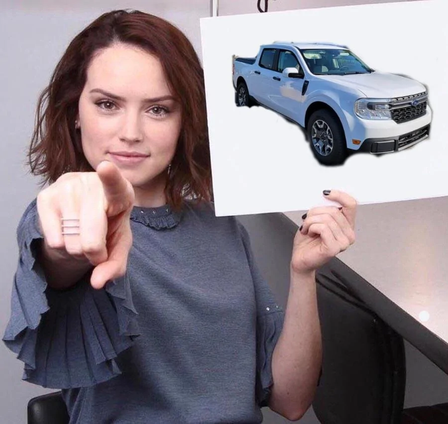 Ford Maverick Maverick Memes -  fun diversion while we wait [ ** NO POLITICS ** ] Daisy Ridley Pointing 26092021053512