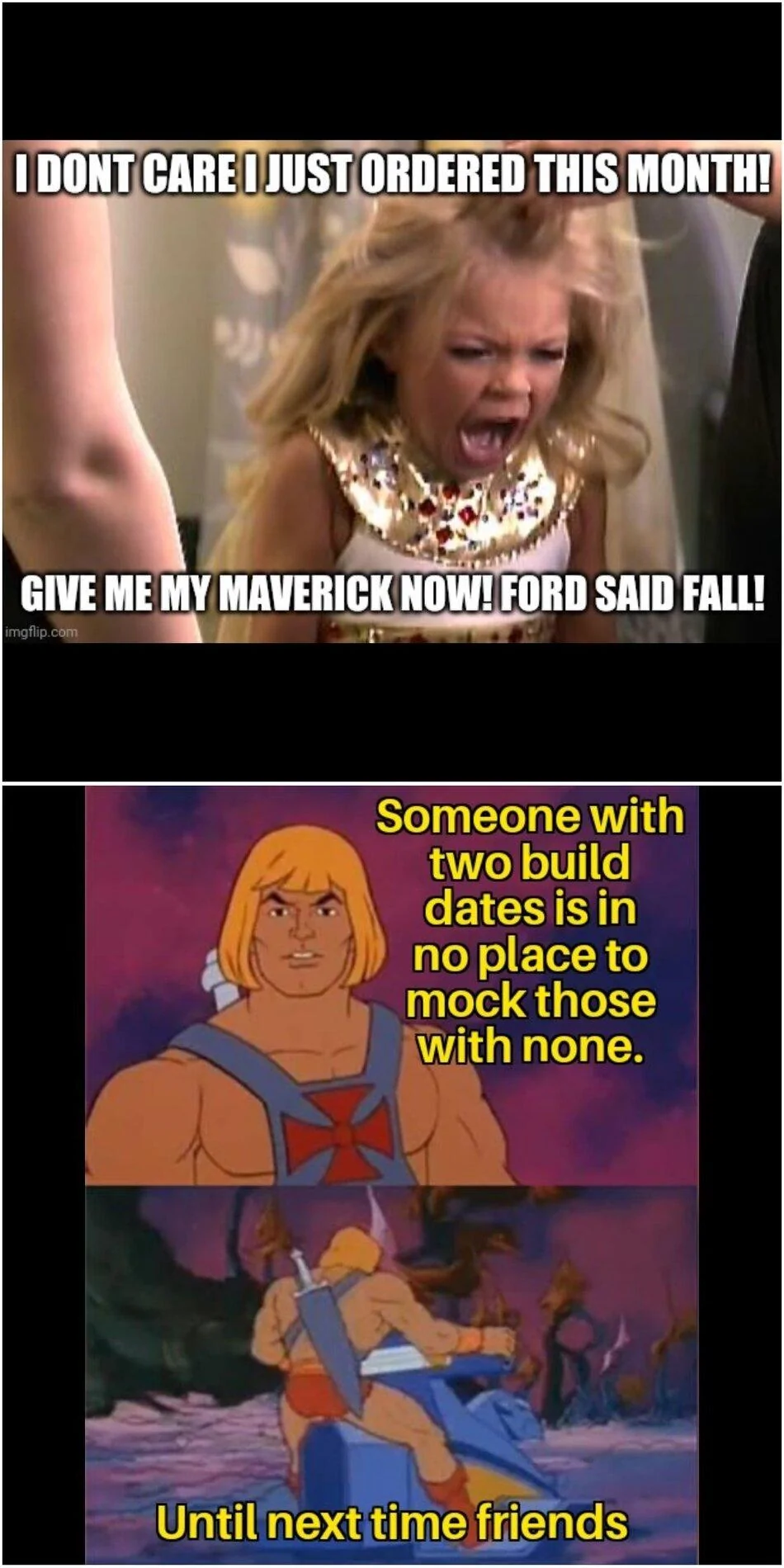 Ford Maverick Maverick Memes -  fun diversion while we wait [ ** NO POLITICS ** ] ZomboMeme 26092021071244