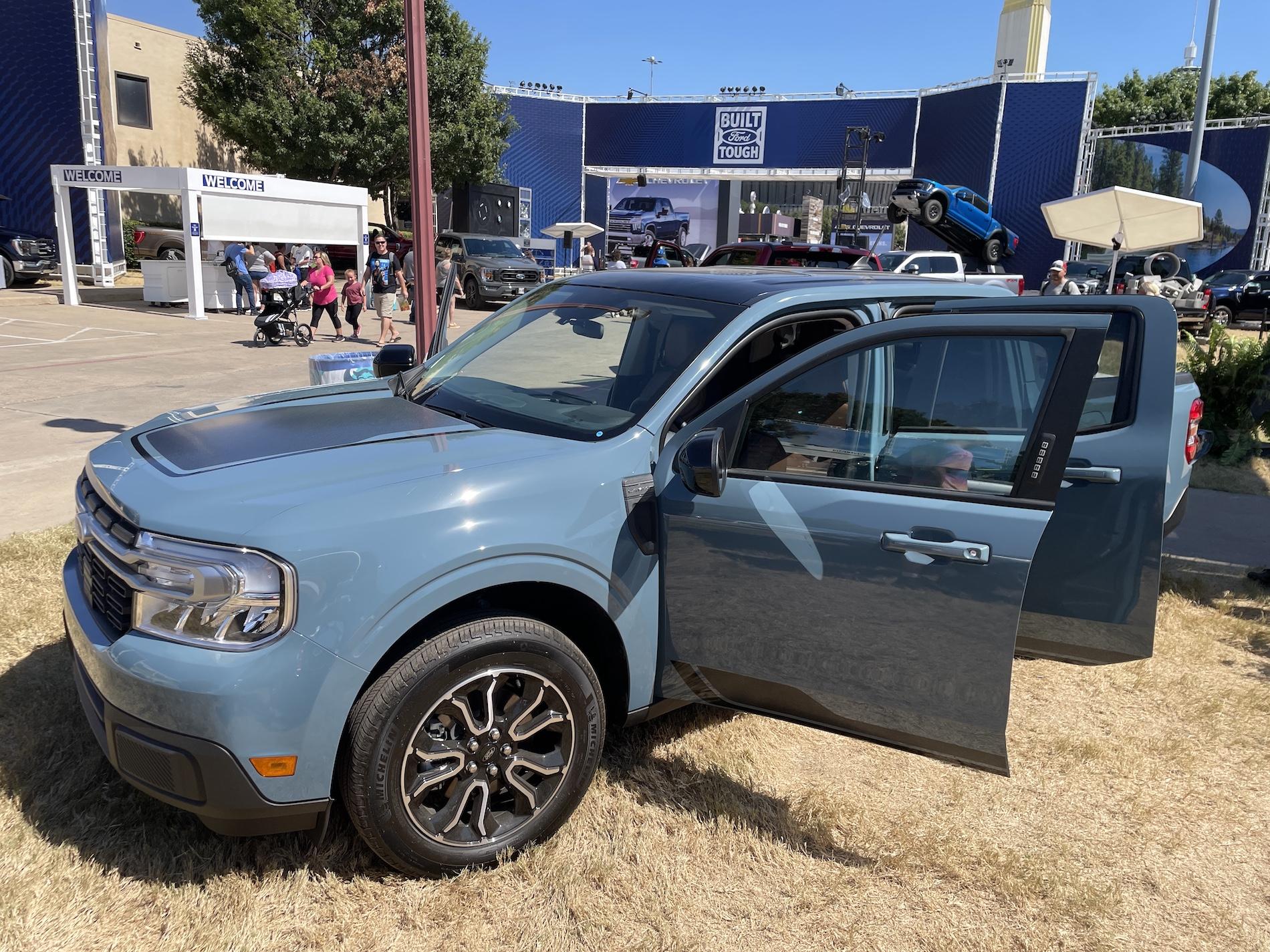 Ford Maverick 4 Mavericks on display at TX State Fair Auto Show - Impressions & Pics Area 51 Maverick First Edition 2