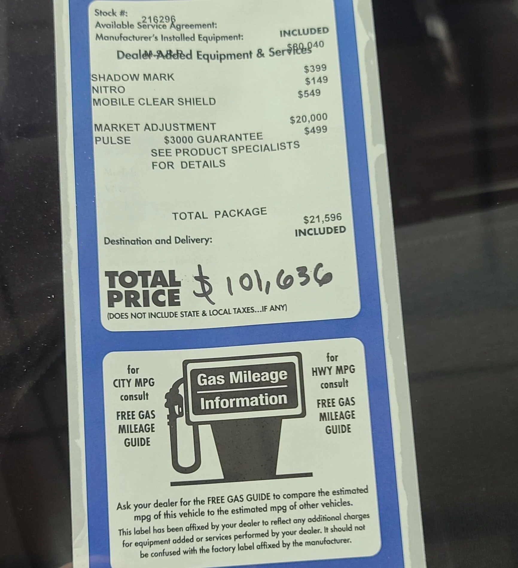 Ford Maverick Anyone seen dealer markup (ADM) on Ford Maverick? 20210922_112036
