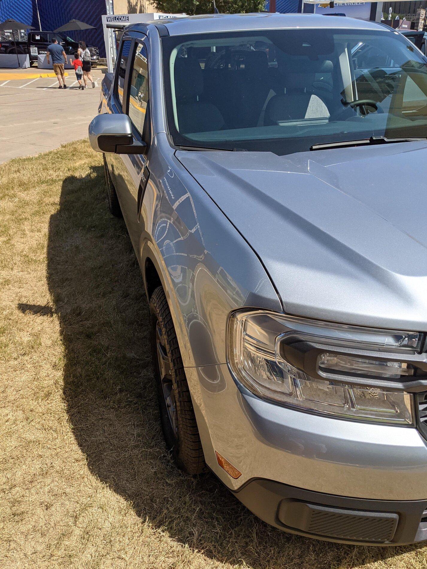 Ford Maverick TX State Fair Auto Show Iconic Silver XLT Maverick 2