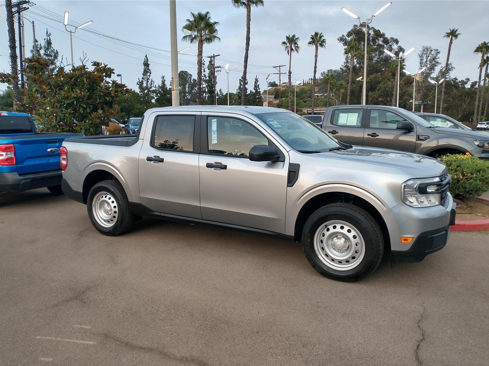 Ford Maverick ICONIC SILVER Maverick Photos Thread 2022 Maverick XL Iconic Silver Steelies Steel Wheels