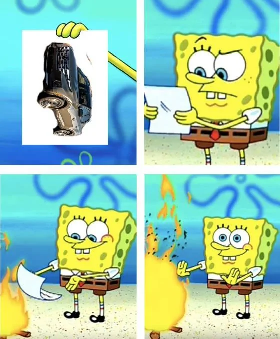 Ford Maverick Maverick Memes -  fun diversion while we wait [ ** NO POLITICS ** ] Spongebob Paper 27092021193106